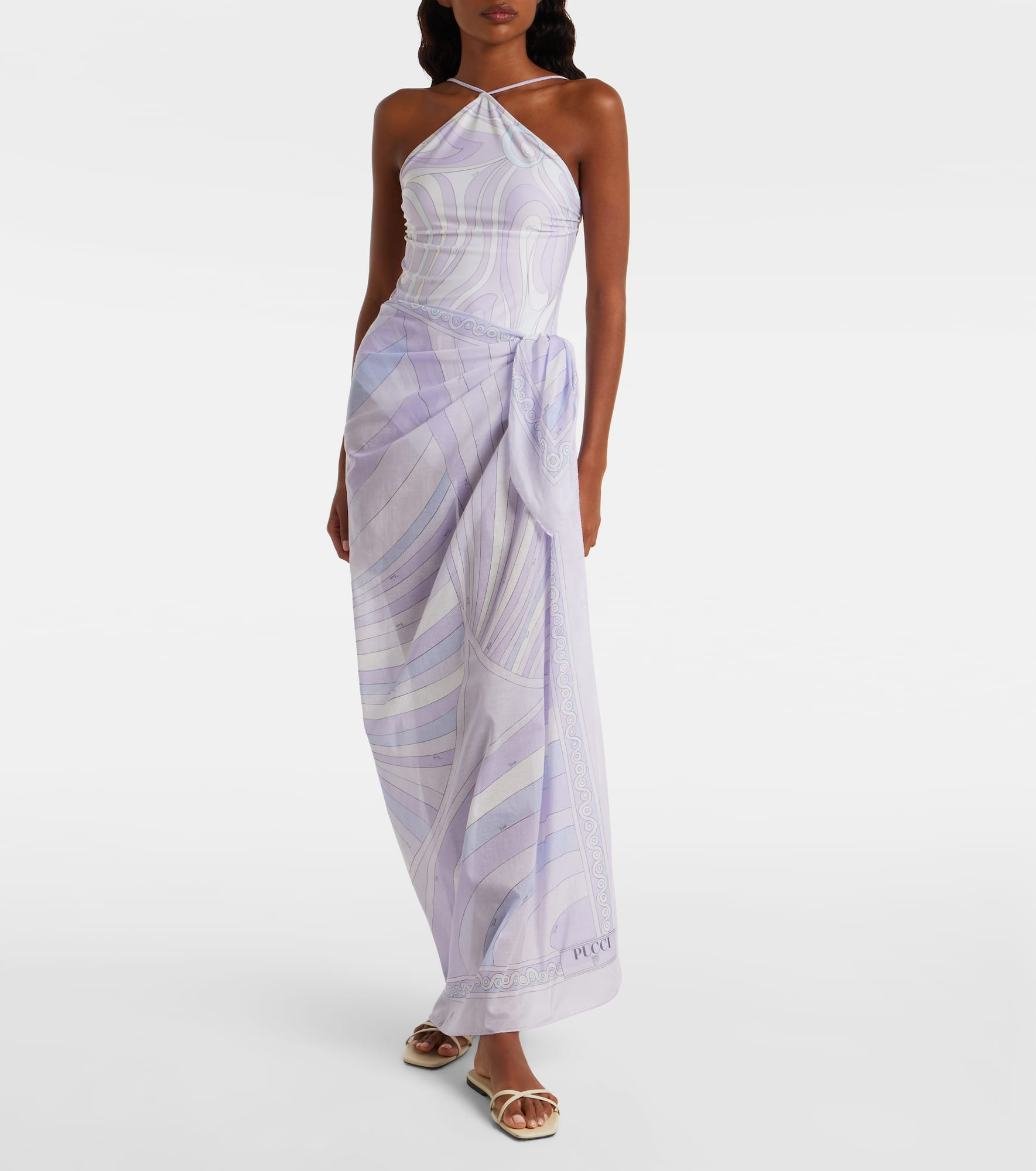 Iride cotton beach cover-up - 2