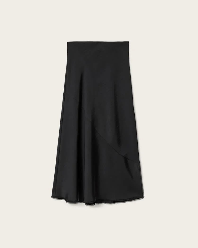 DARYA BIAS CUT MAXI SKIRT - 1