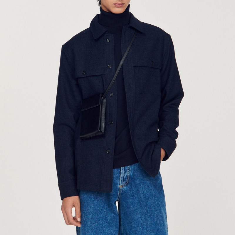 Sandro Wool overshirt outlook