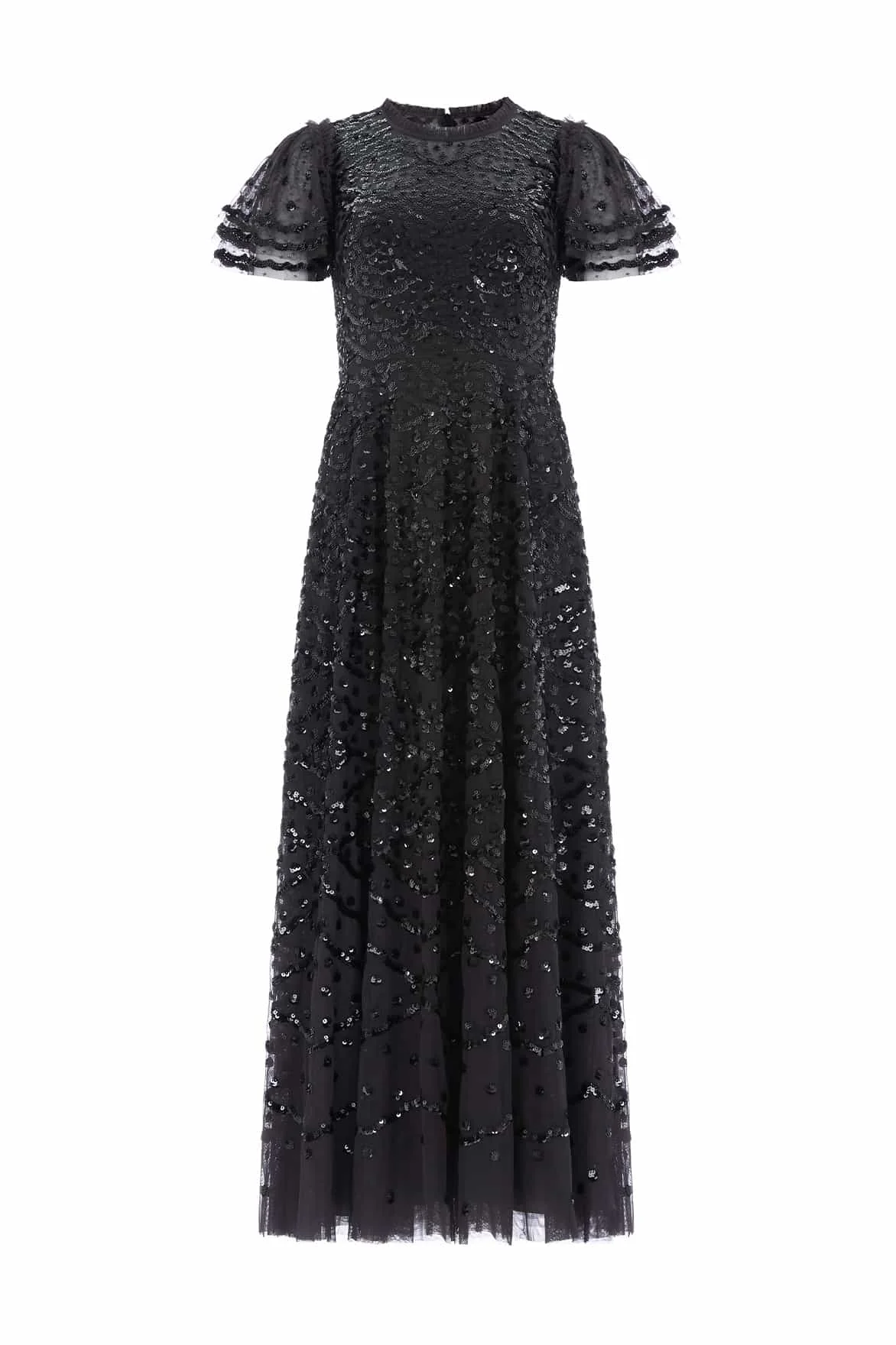 Deco Dot Ankle Gown - 1