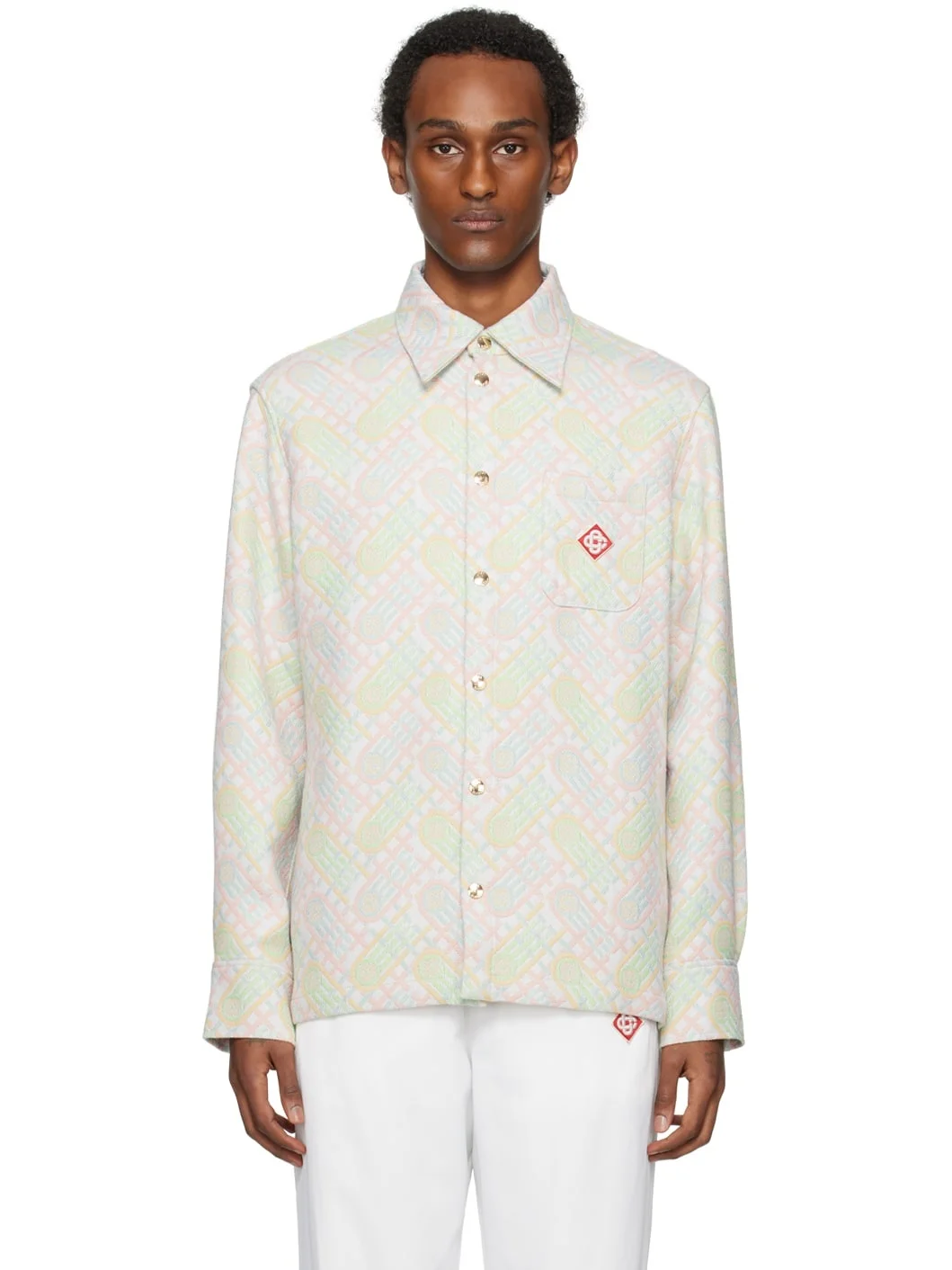Multicolor Jacquard Jacket - 1