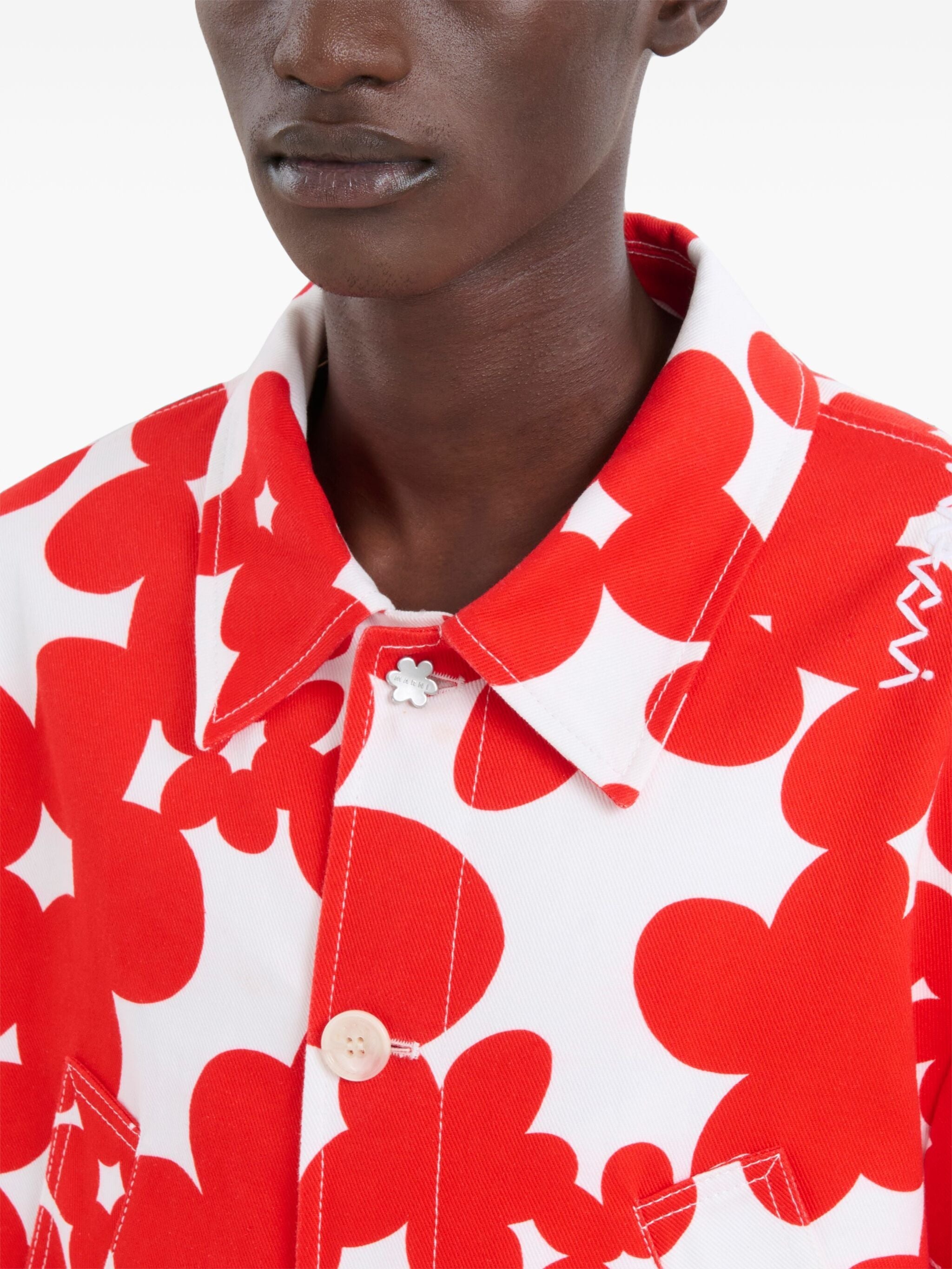 Floral-print Cotton Jacket - 4