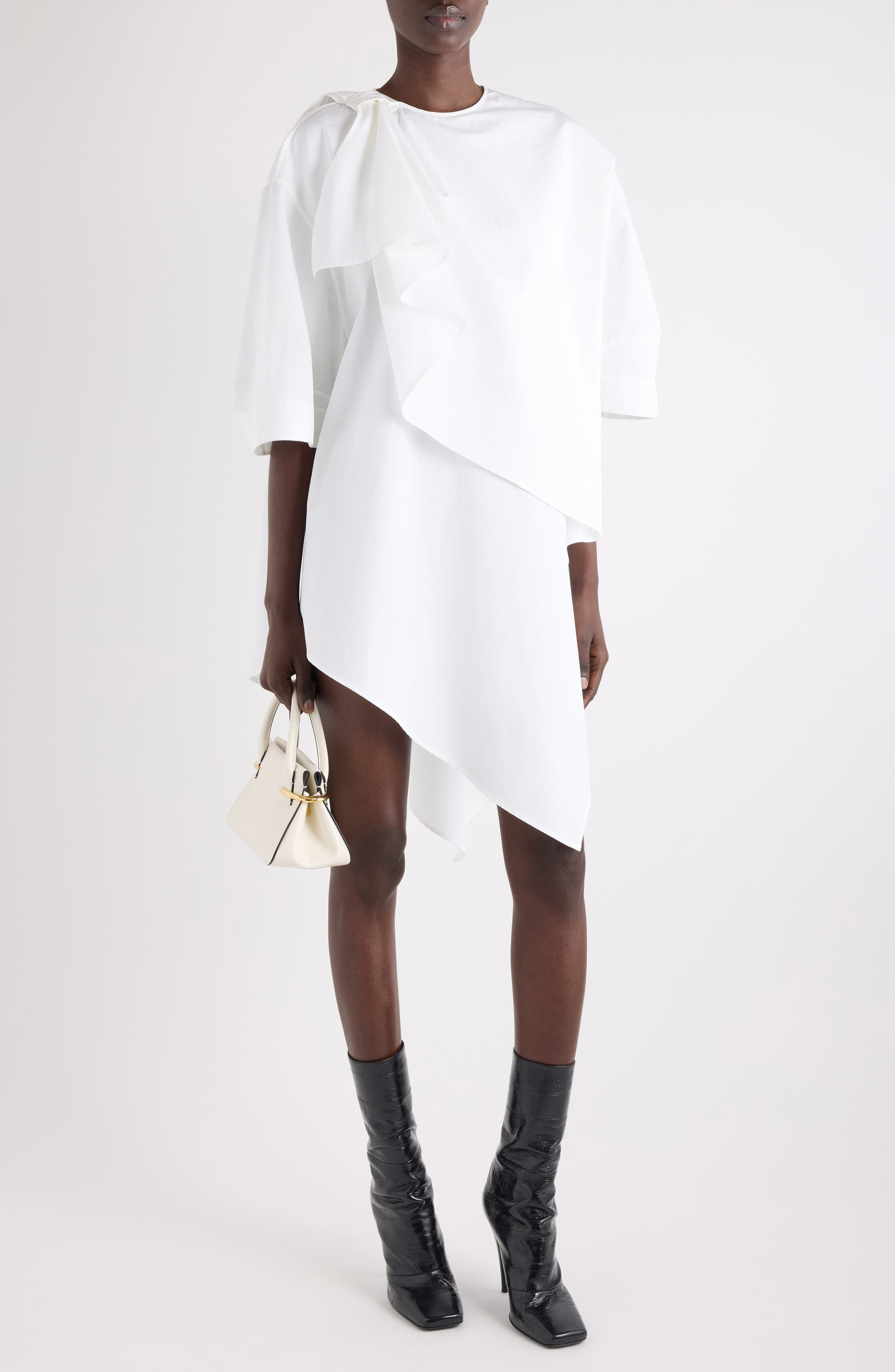 Givenchy Bow Short Dress in White at Nordstrom - 2