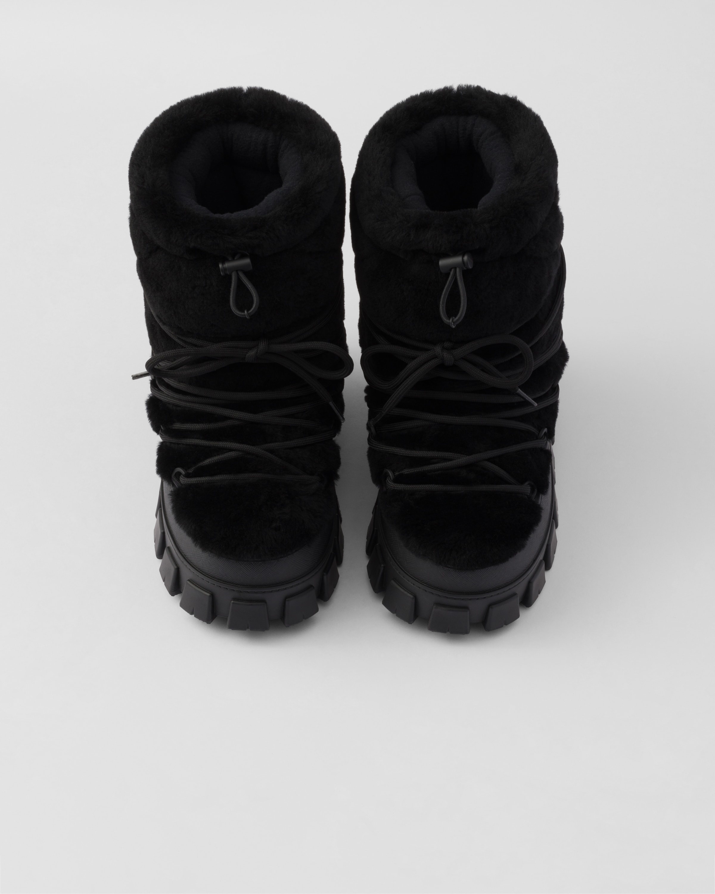 Shearling après ski booties - 3