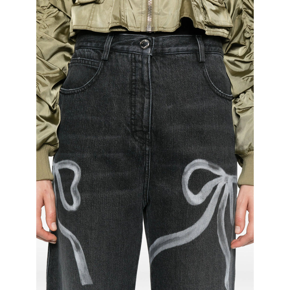 Mach & Mach Black Denim - Straight-Leg Jeans Women - 2