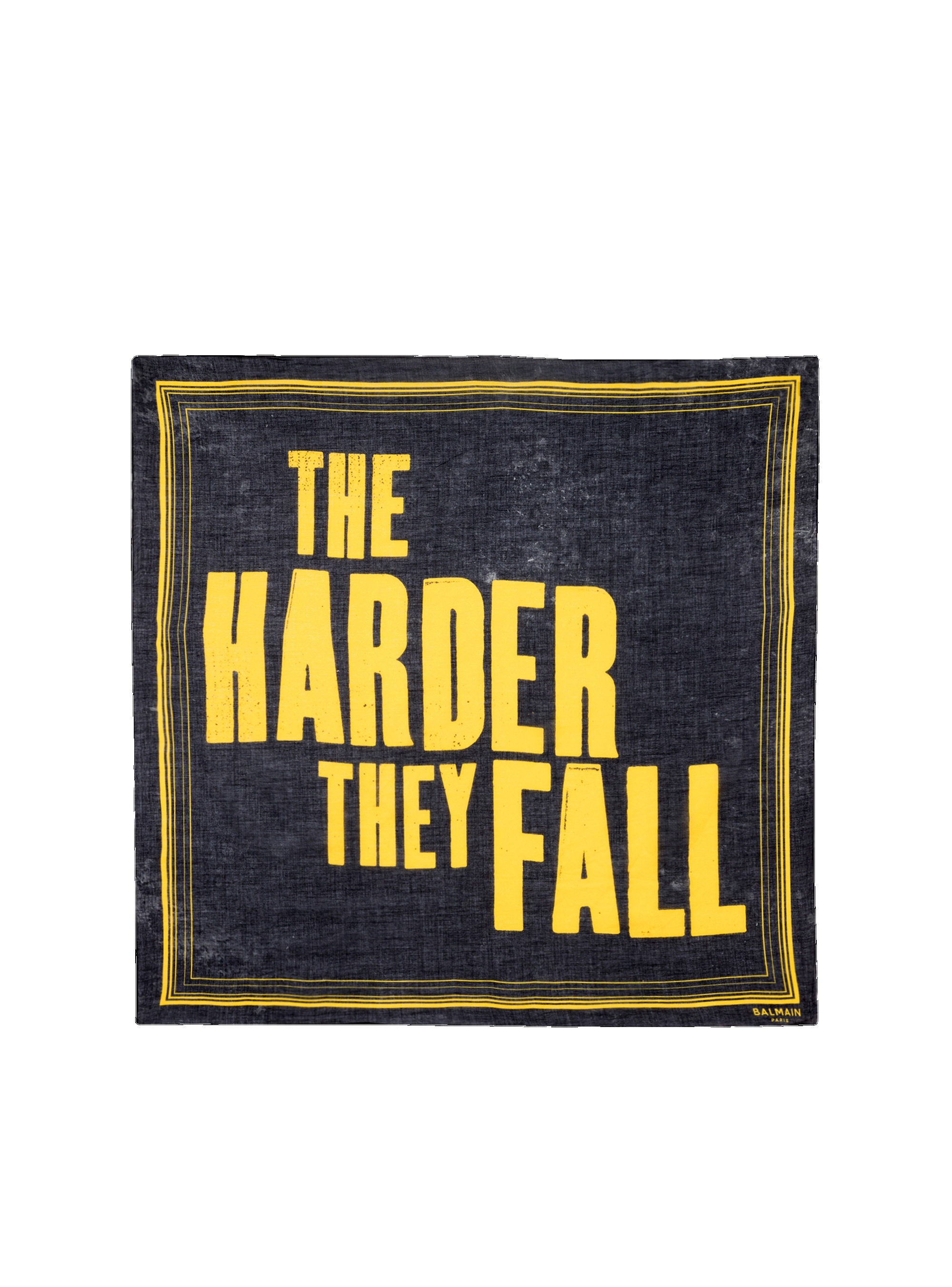 Balmain x Netflix -Cotton bandana with logo print - 1