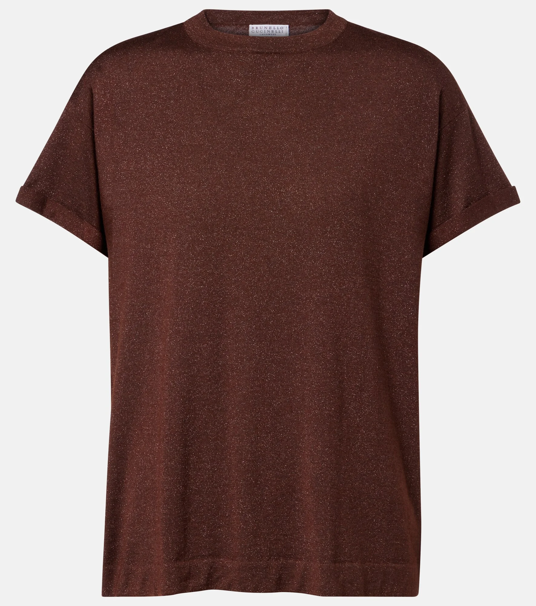 Cashmere and silk-blend lamé sweater - 1