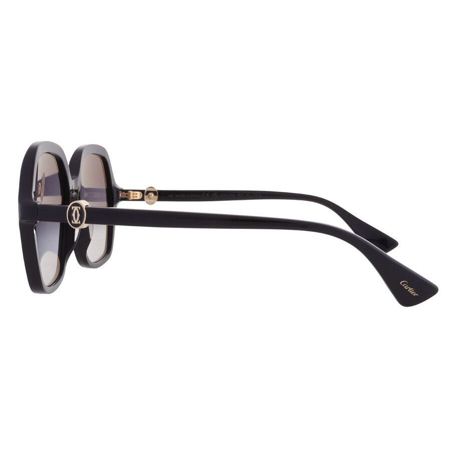 Cartier C Decor Grey Multi Treatment Hexagonal Ladies Sunglasses CT0470S 001 57 - 4