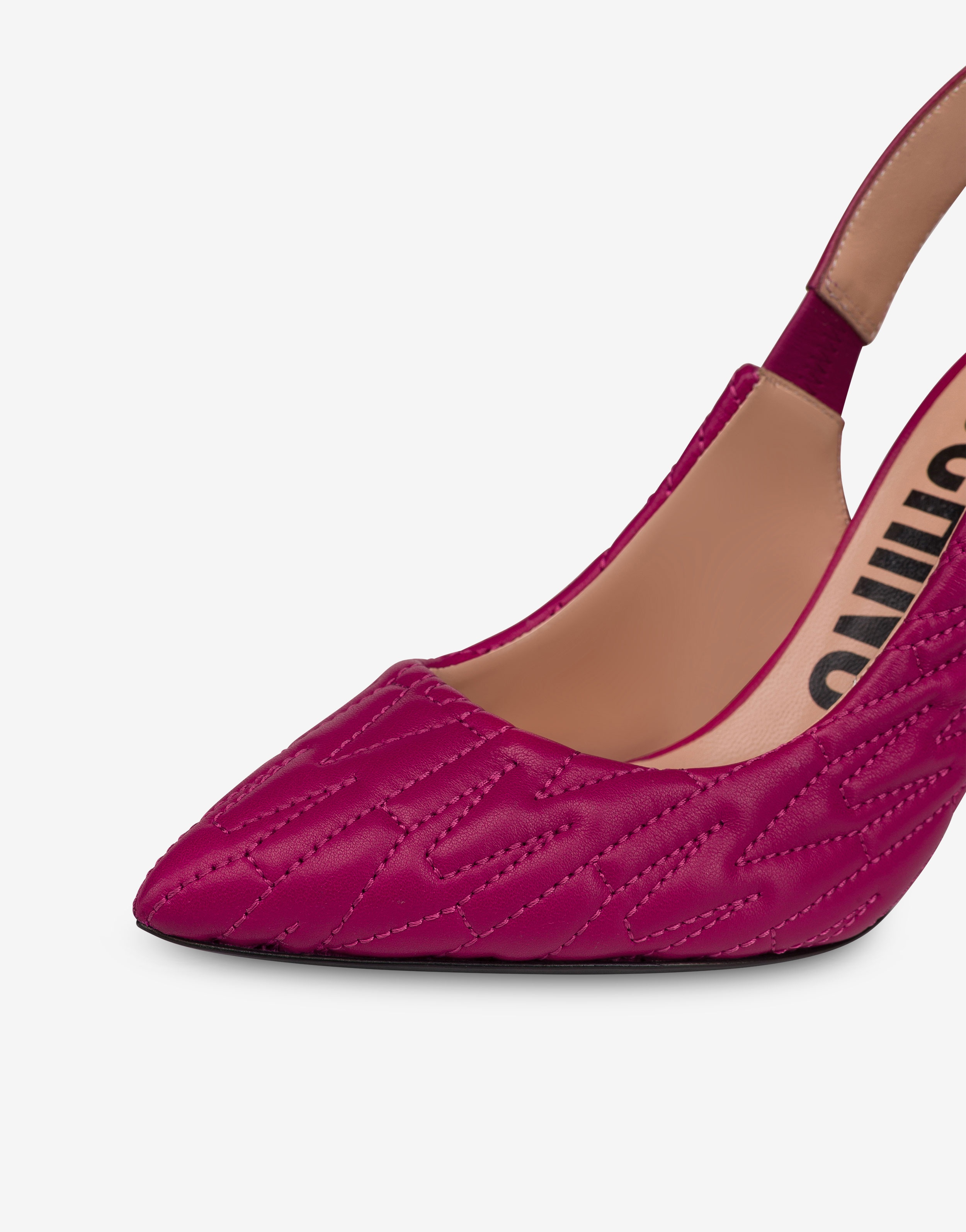 M DETAILS NAPPA LEATHER SLINGBACKS - 4