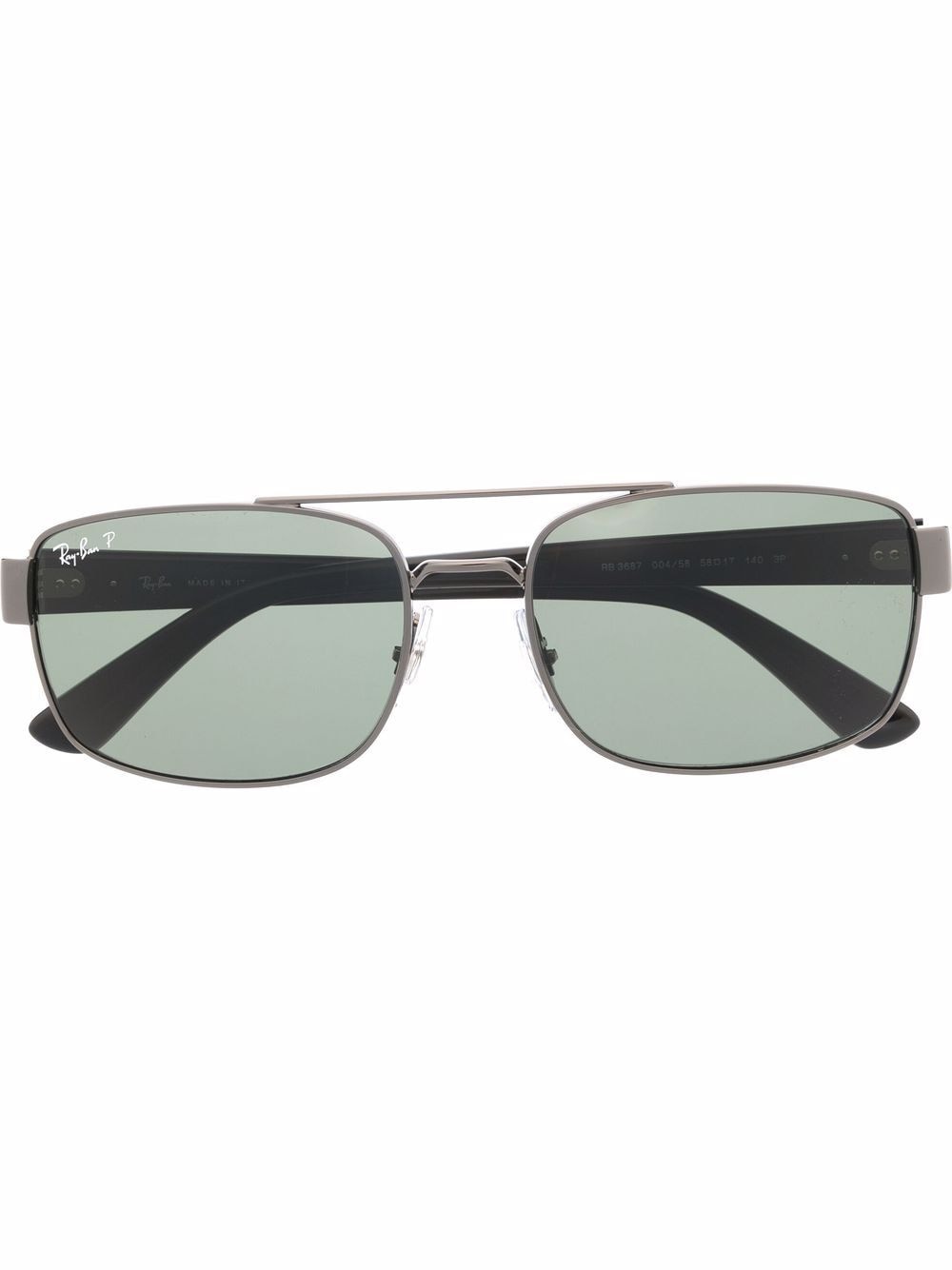 rectangle-frame sunglasses - 1