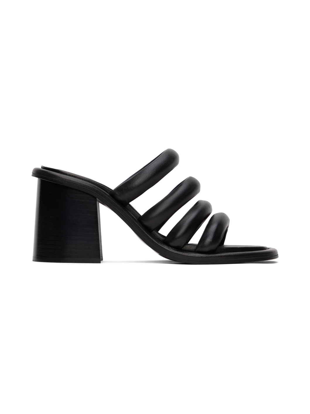 Black Suzan Heeled Sandals - 1
