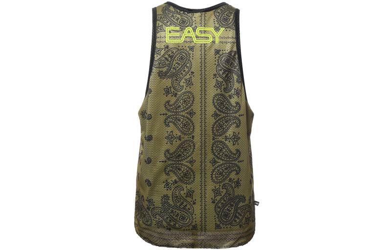 Nike Men's Nike Dri-fit Casual Breathable Cashew Sleeveless Atomic Green Vest DH7372-378 outlook