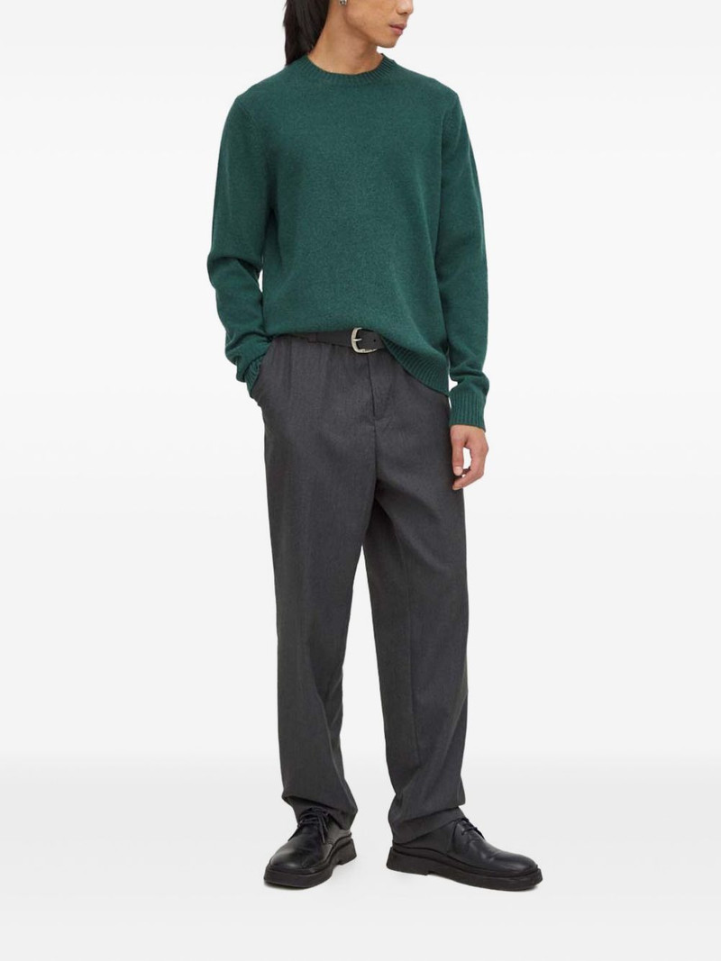 SAMSØE SAMSØE ribbed crew-neck sweater outlook
