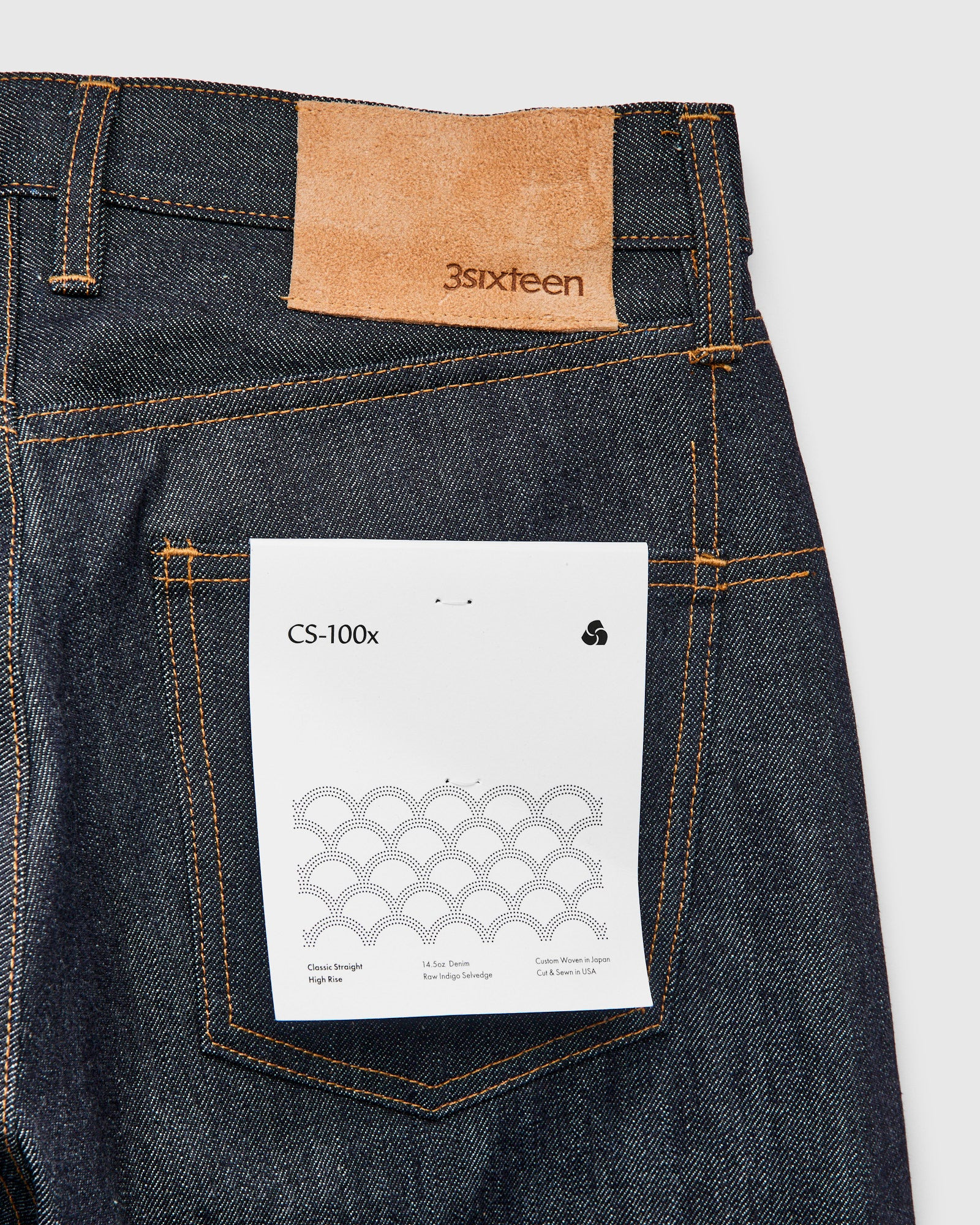 CS-100x 14.5oz Selvedge Denim - Classic Straight Fit - 4