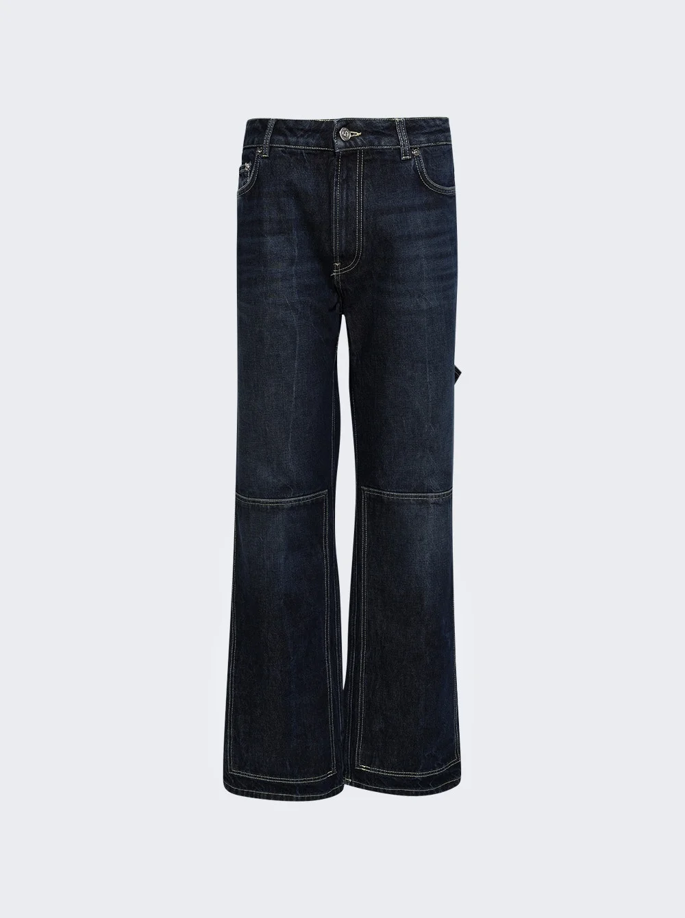 Cut-out Jeans Dark Vintage Blue - 1