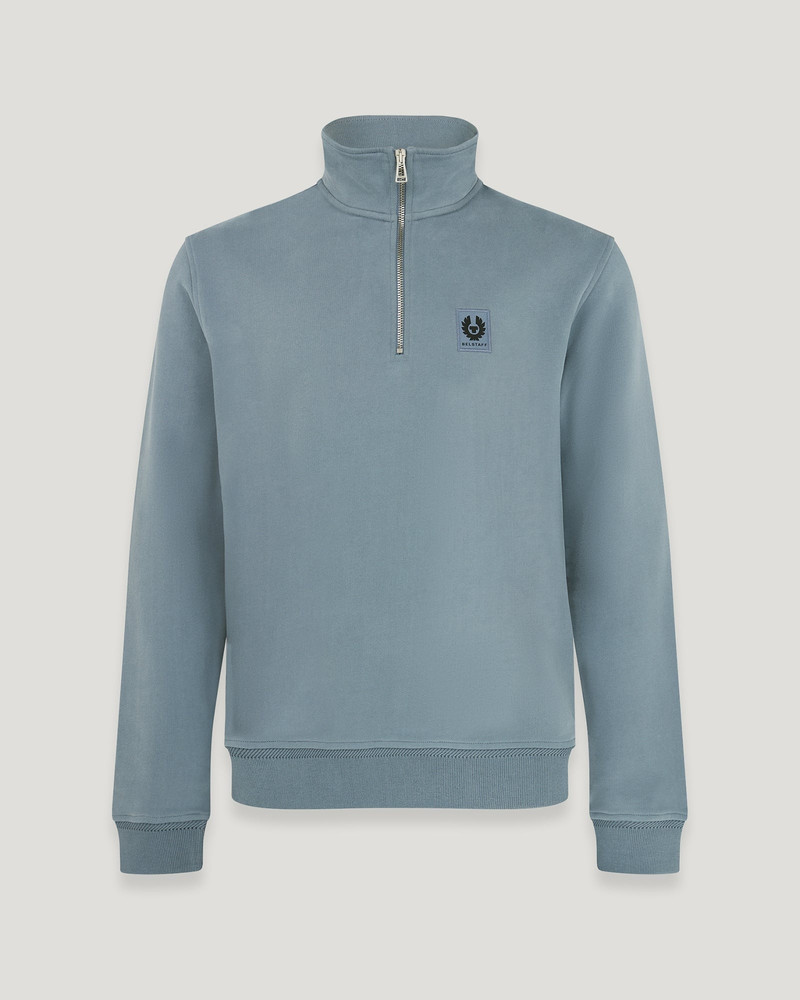 BELSTAFF QUARTER ZIP SWEATSHIRT 1