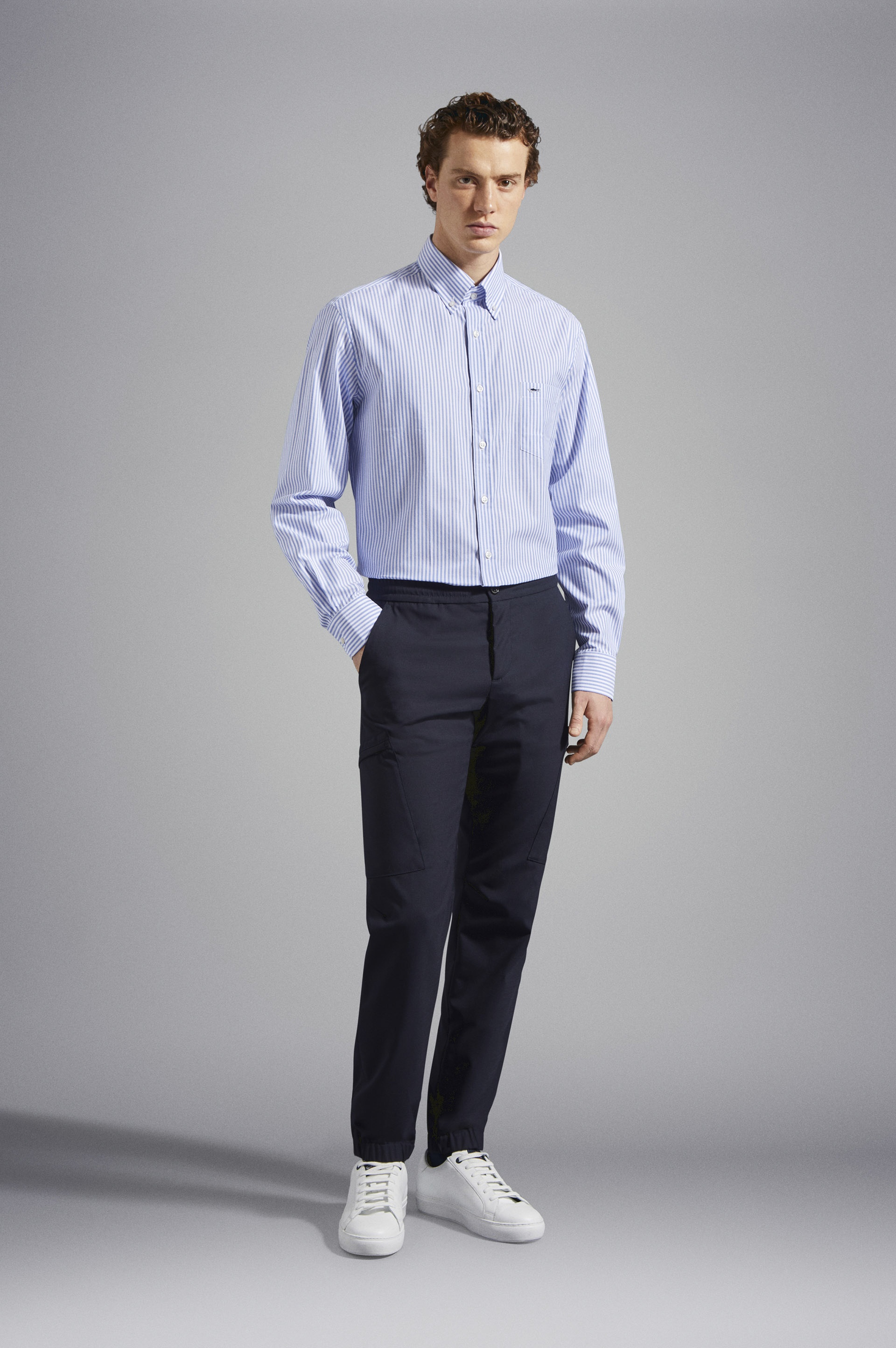 STRIPED OXFORD COTTON SHIRT - 2