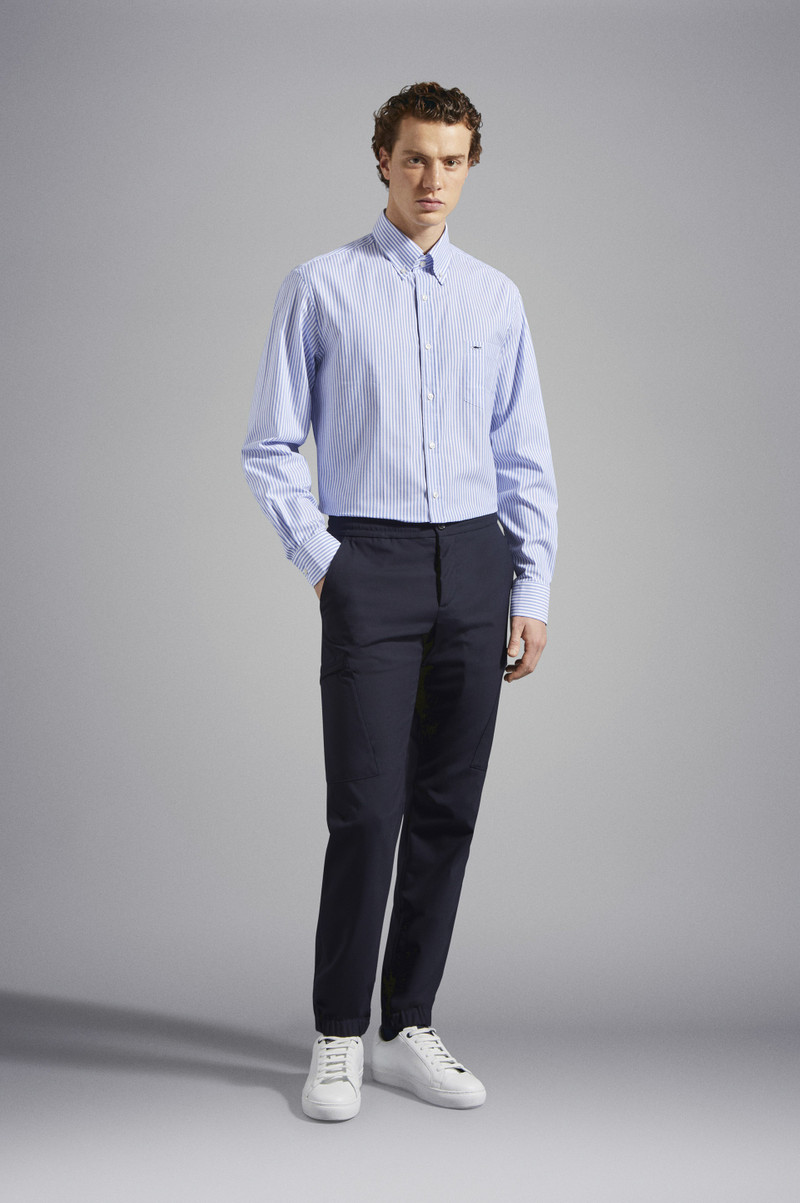 Paul & Shark STRIPED OXFORD COTTON SHIRT outlook