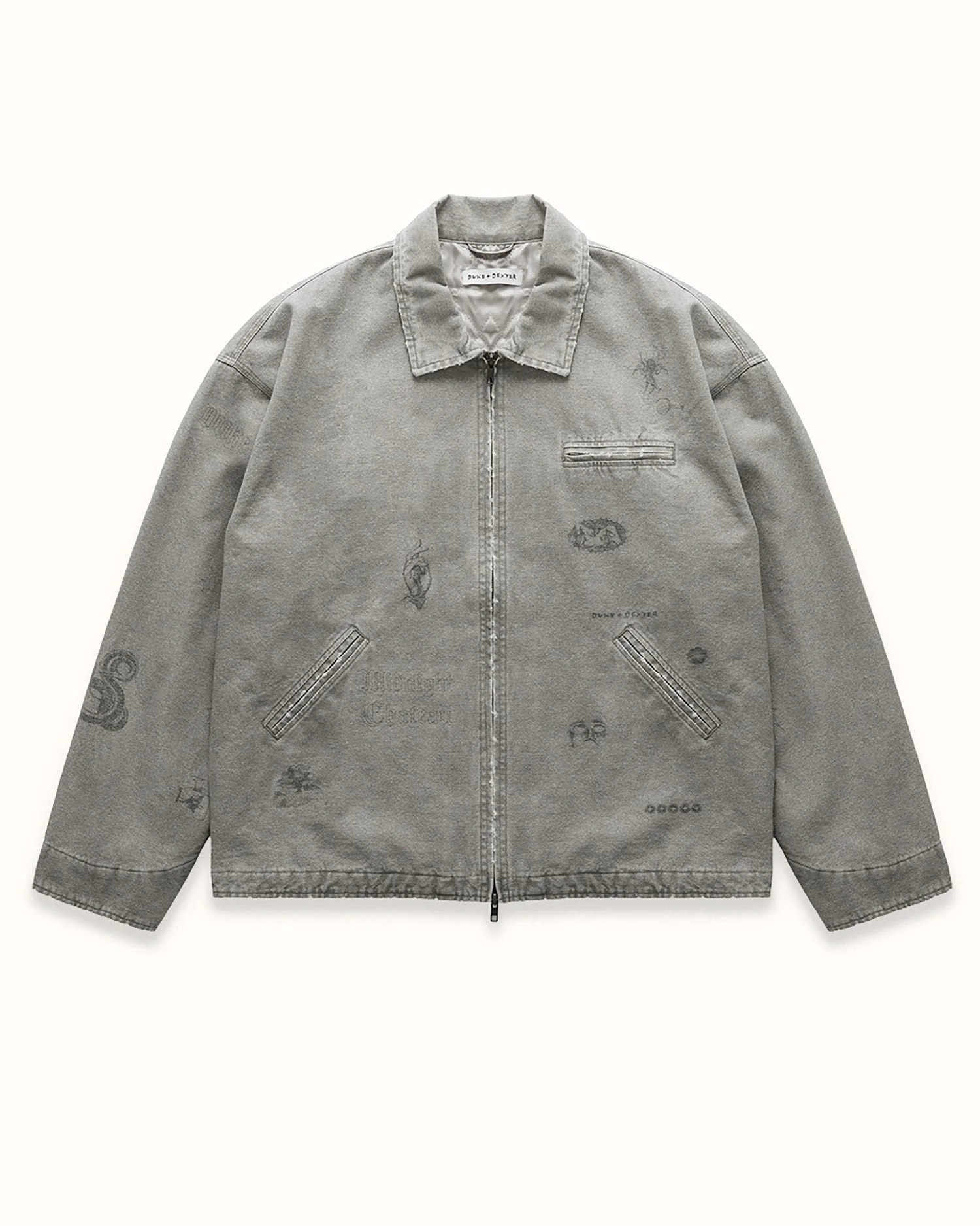 MC Sketch Sun Faded Grey Jacket - 1