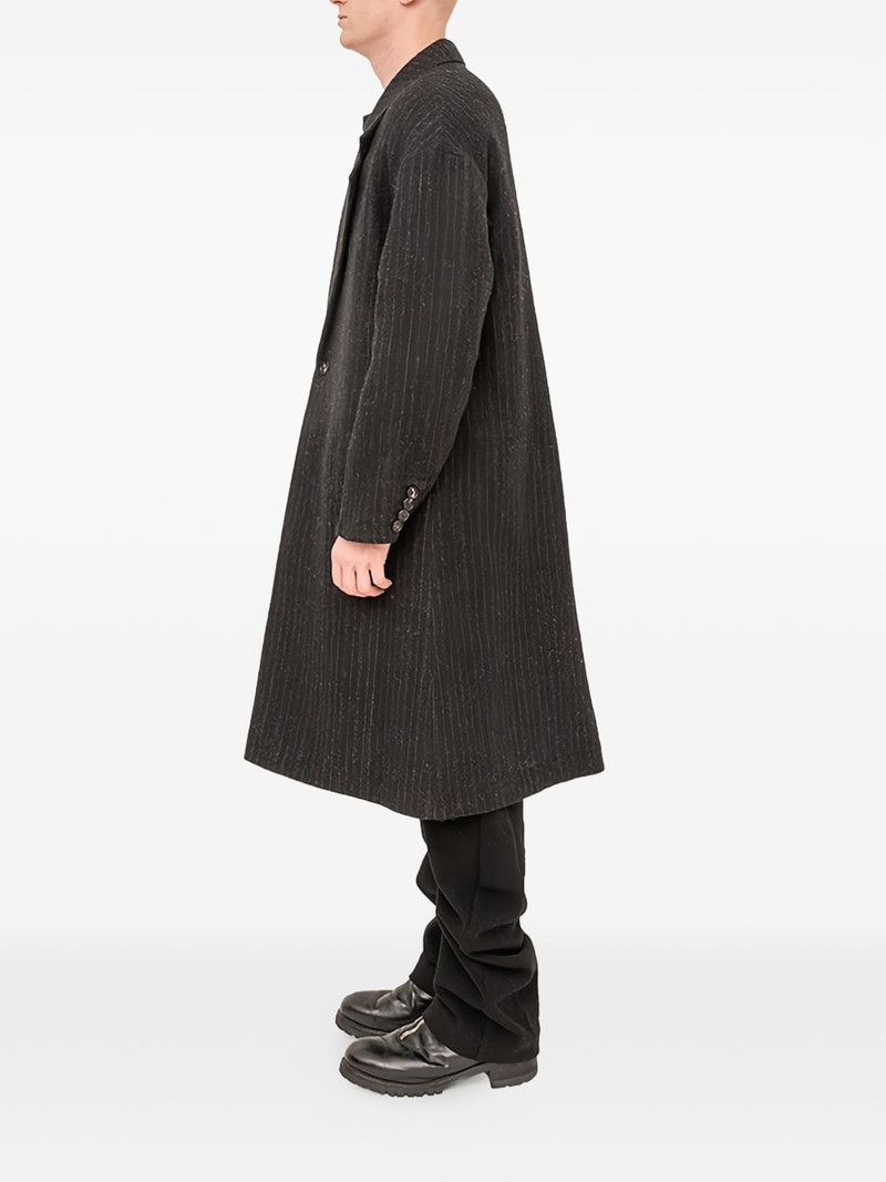 striped wool single-breasted coat 3
