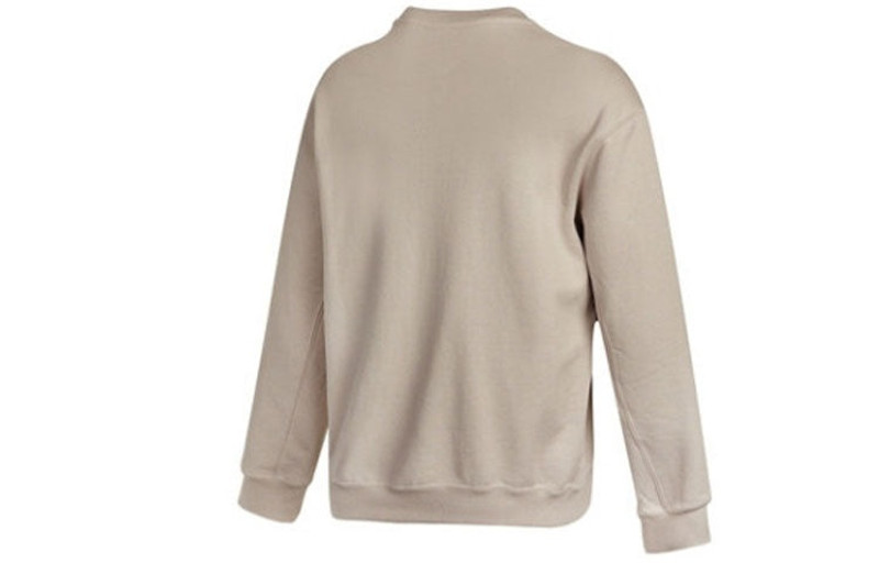 Nike Nike French Terry Swoosh Embroidered Round Neck Sports Pullover Couple Style light grey DB9408-277 outlook