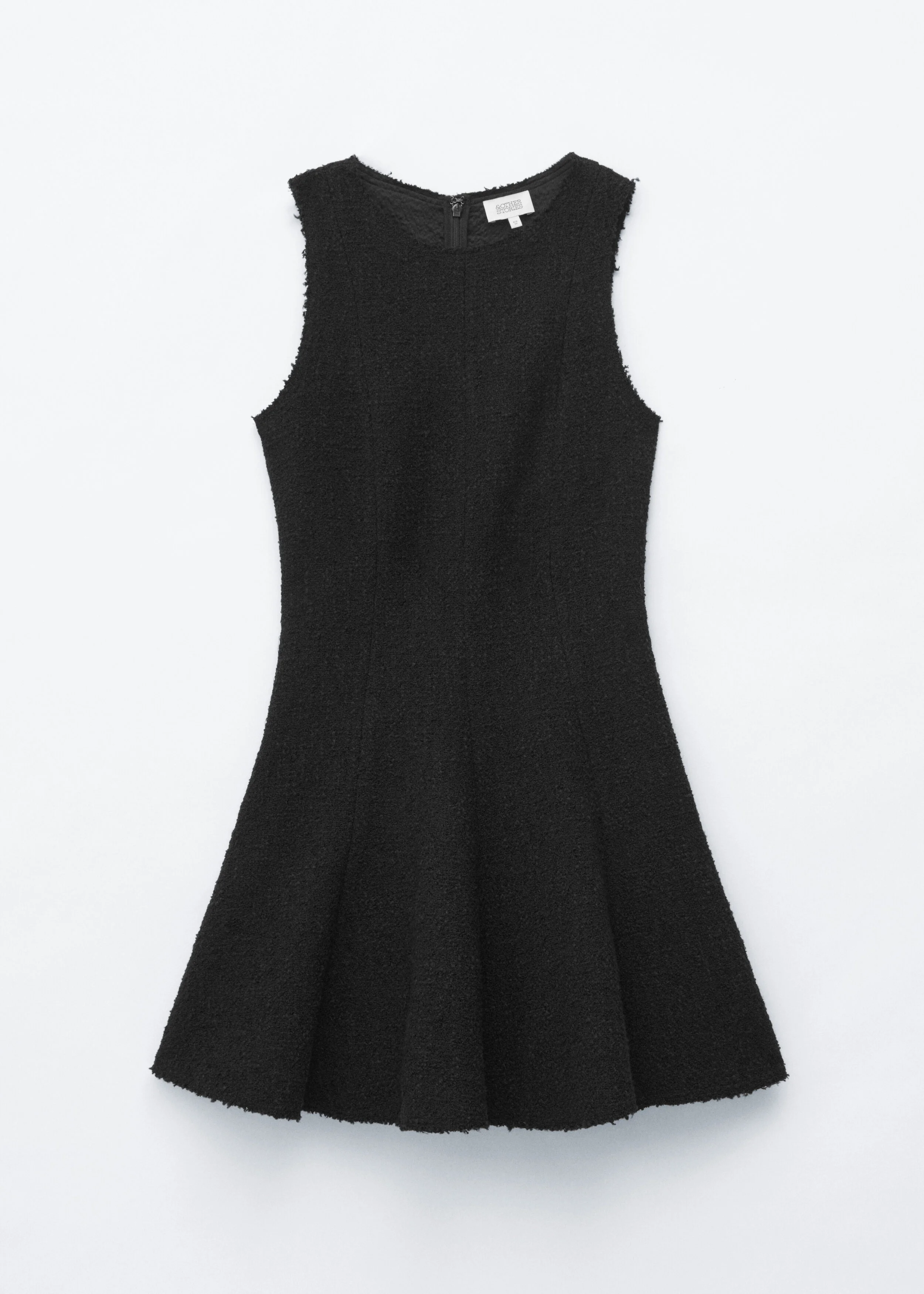 Raw-Edge Mini Dress - 1