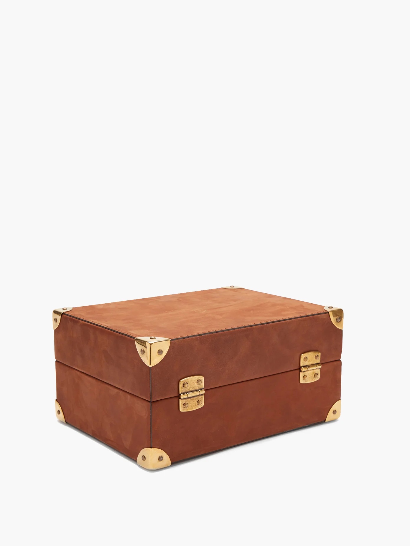 Nubuck and suede watch box - 4