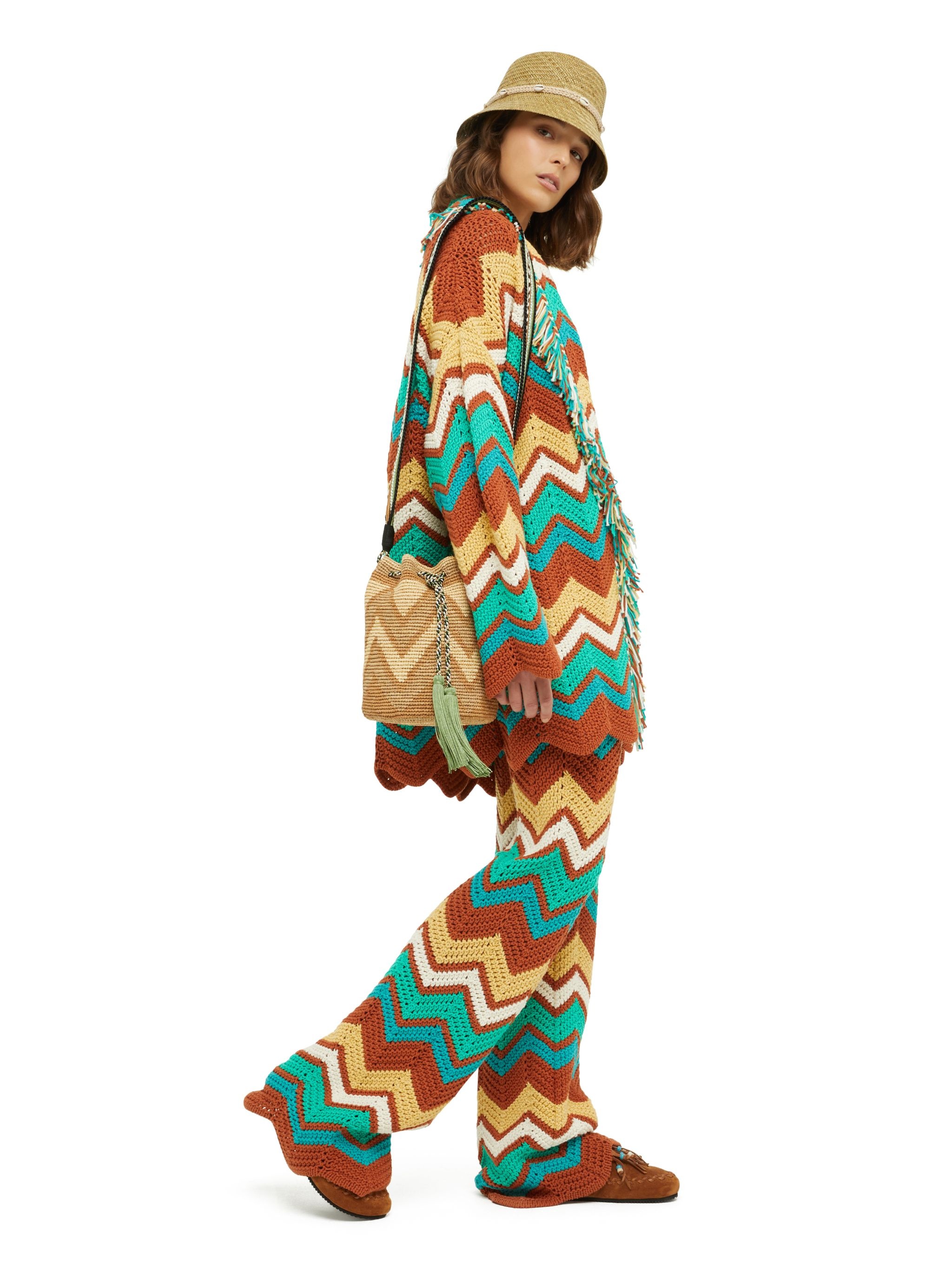 Kaleidoscopic Chevron Pants - 2