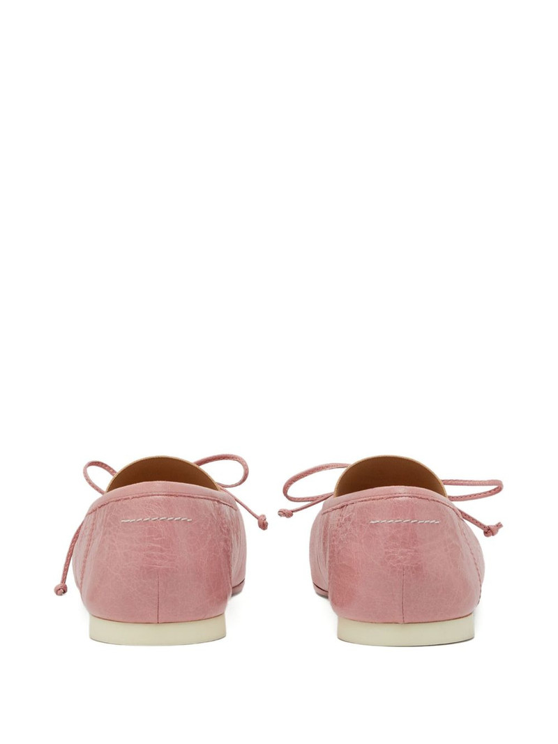 square-toe bow ballet flats 3