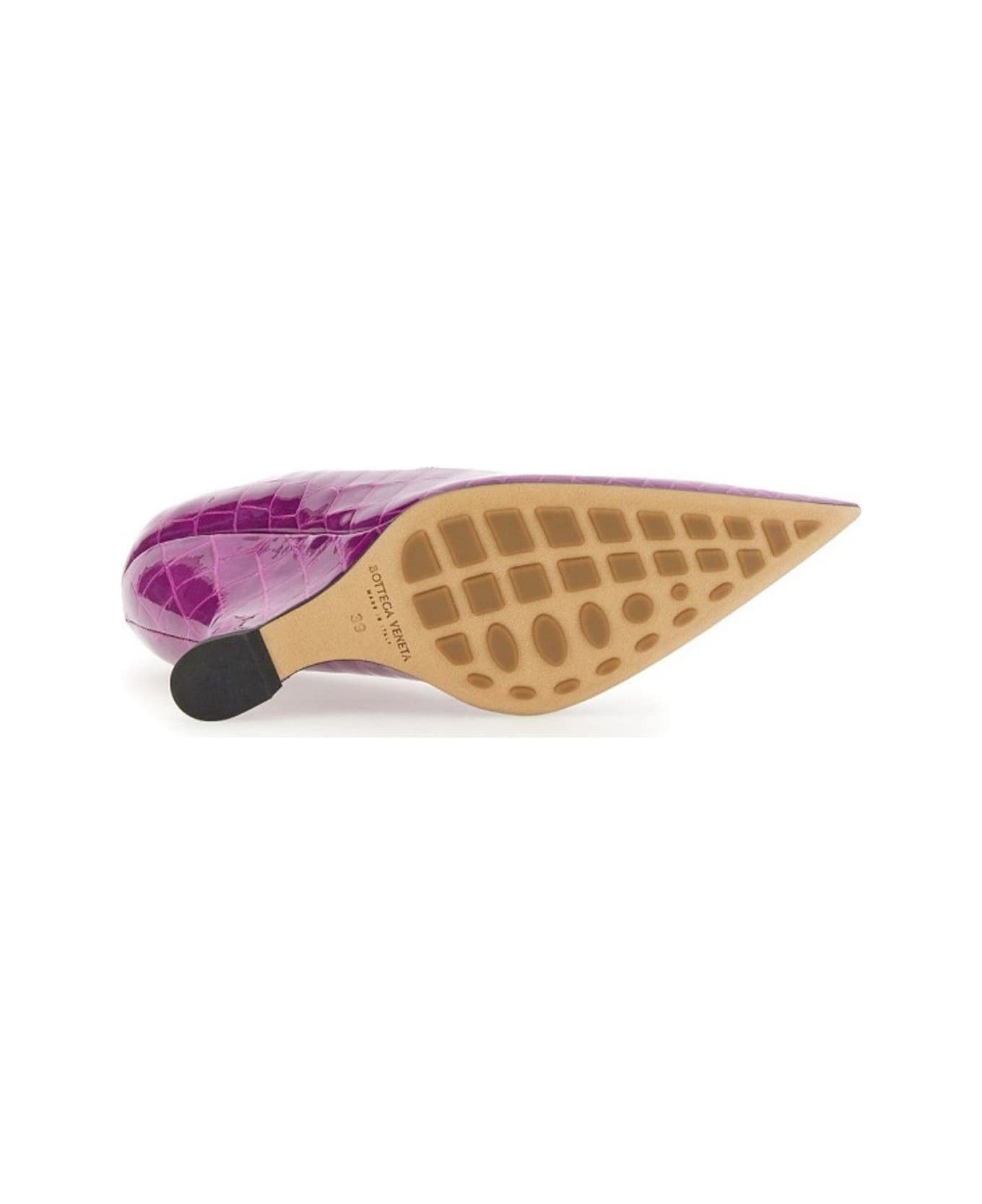 Embossed Punta Pumps - 4