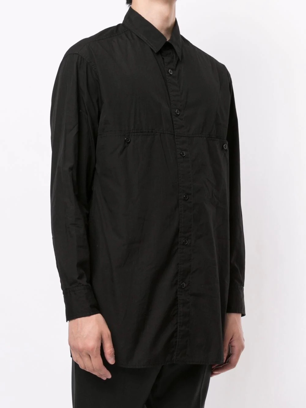 buttoned-pocket cotton shirt - 3