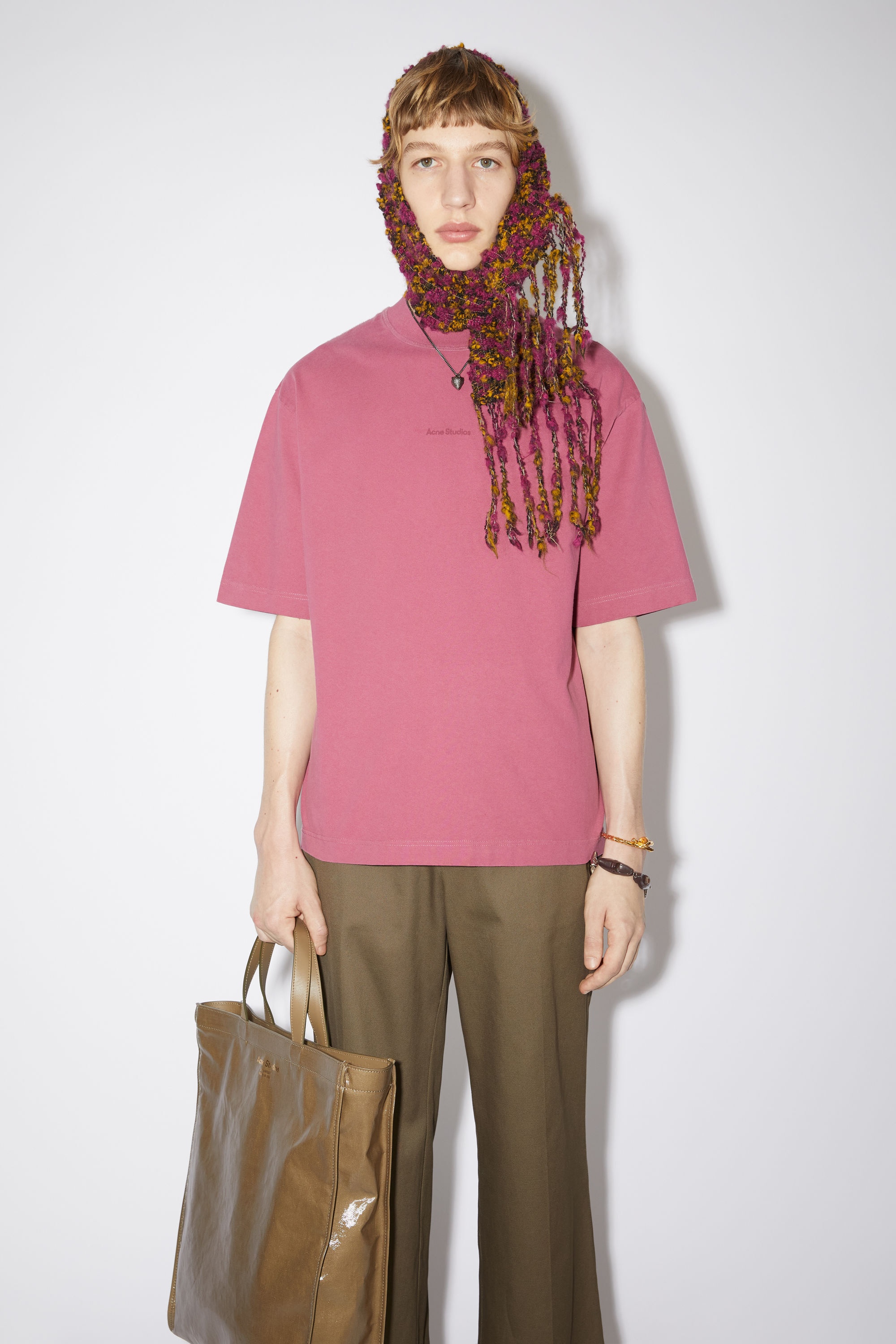 Logo t-shirt - Old pink - 2