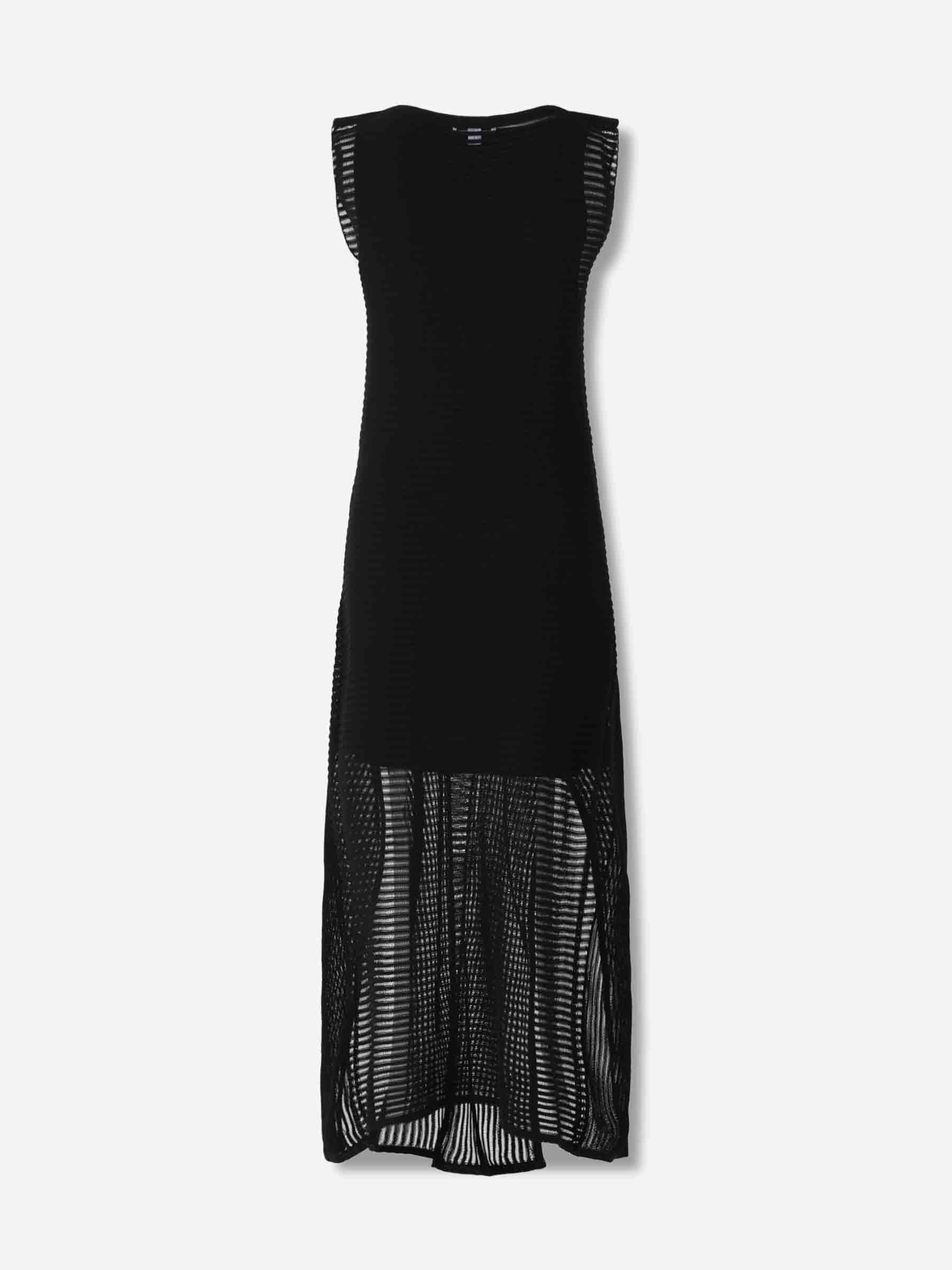 RUFFLED KNIT DRESS - 2