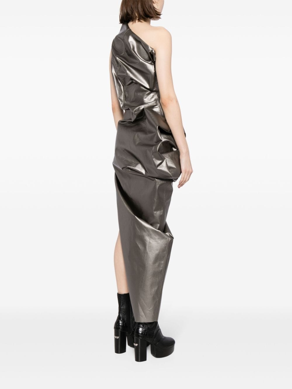 Walrus metallic-effect maxi dress - 4