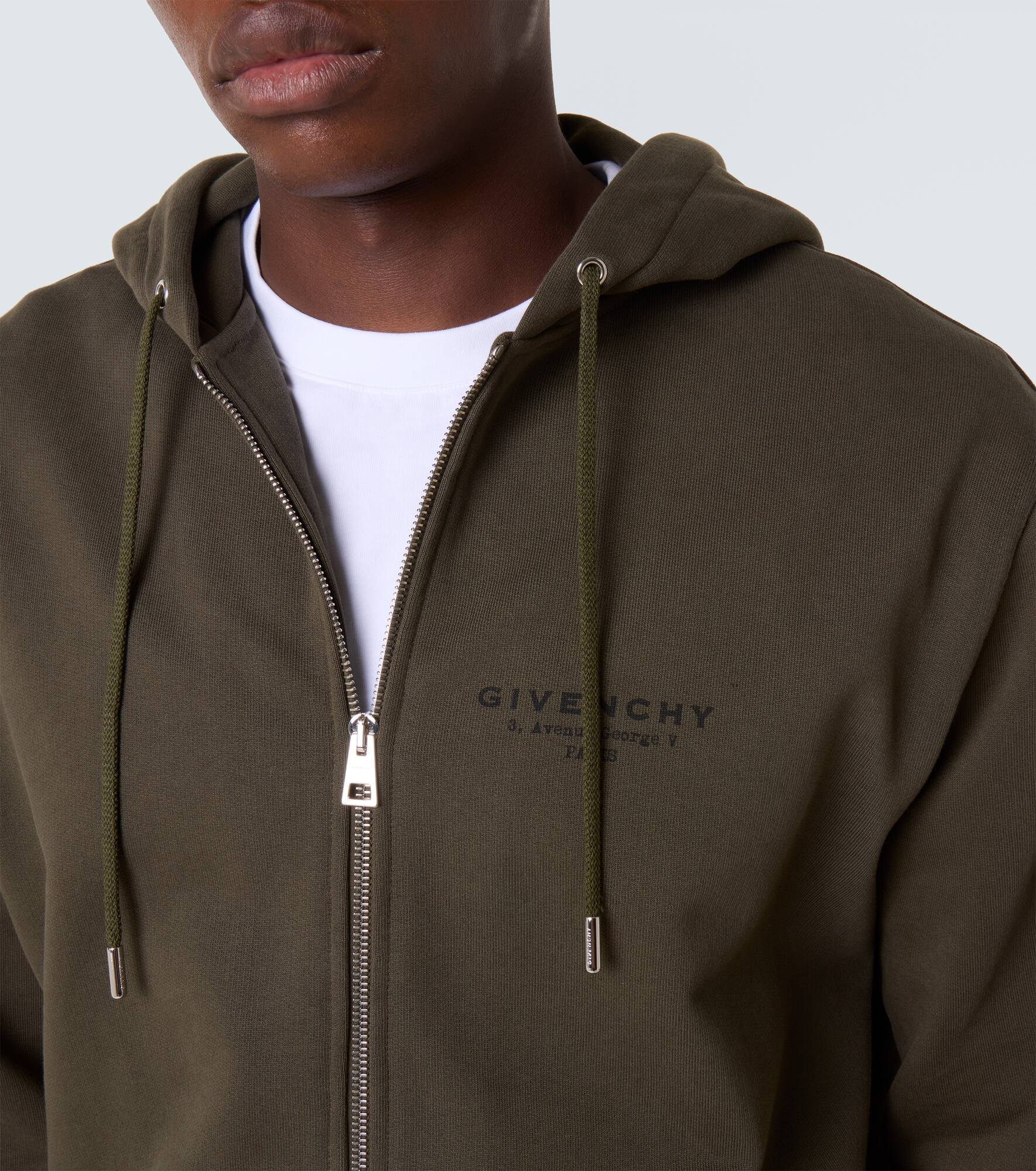 Givenchy Stamp cotton fleece hoodie - 6