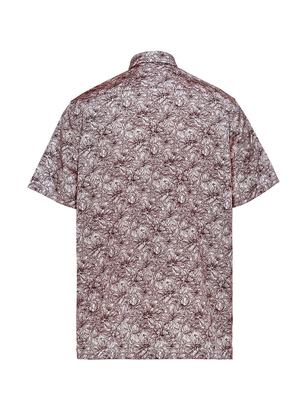 floral-print short-sleeve shirt - 2