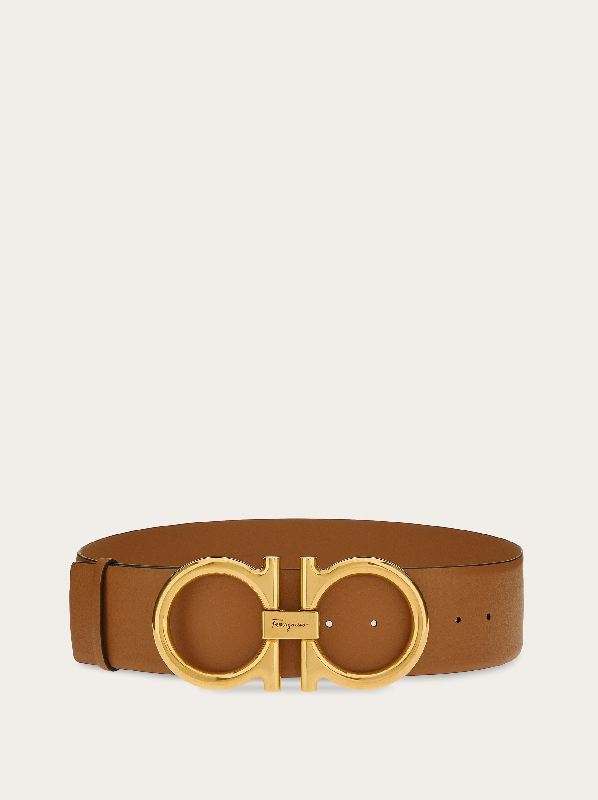 High waist Gancini belt - 3