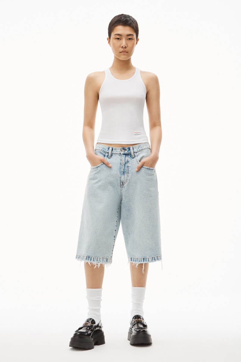 Racerback Tank in Ribbed Cotton Jersey 5