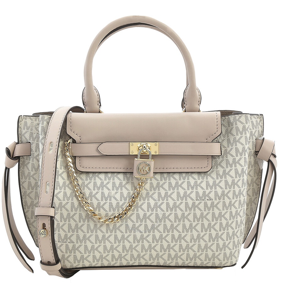 Michael Kors - Michael Kors Signature Logo Small Hamilton Legacy Belted Satchel - 1