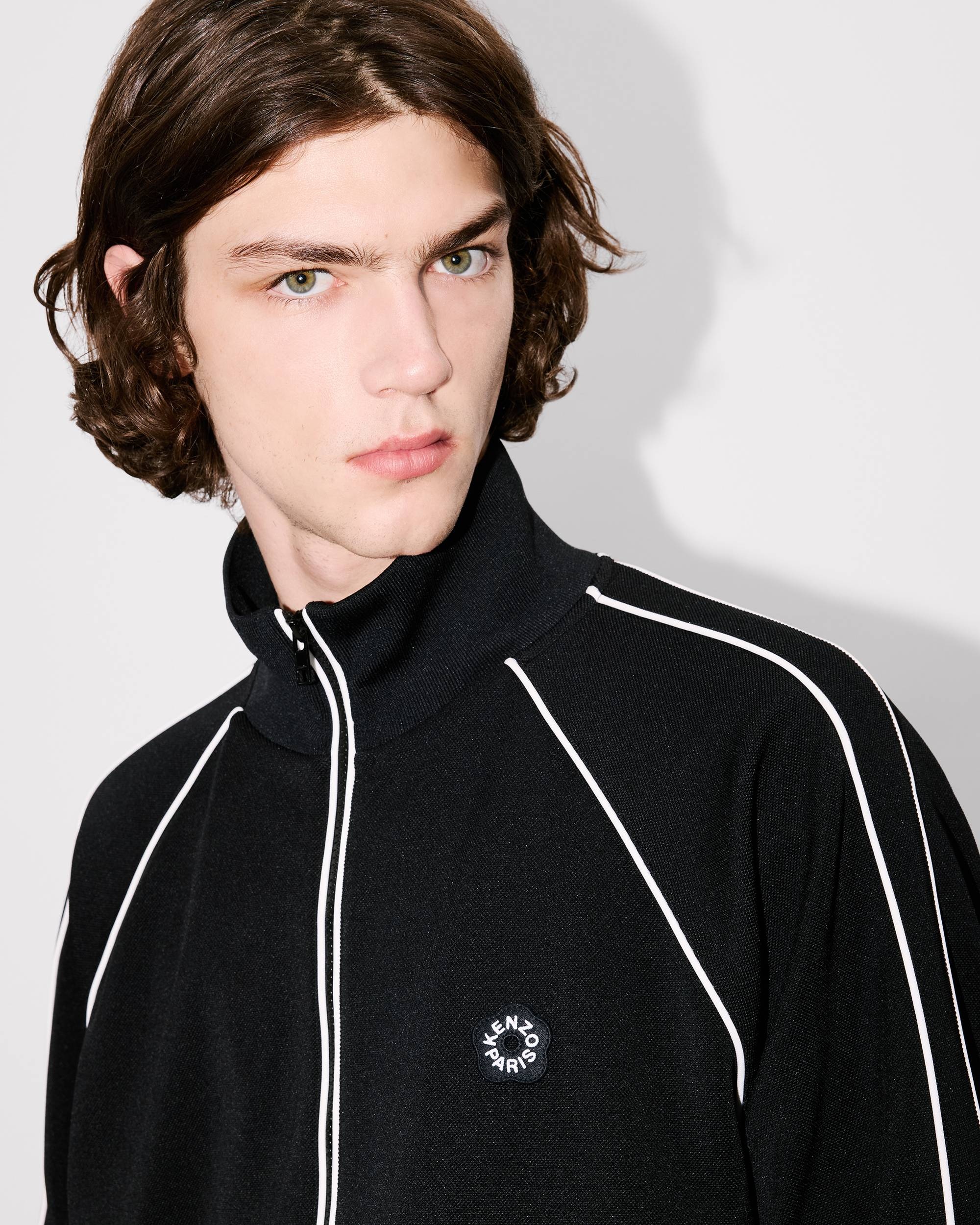 'Boke Flower 2.0' embroidered tracktop - 6