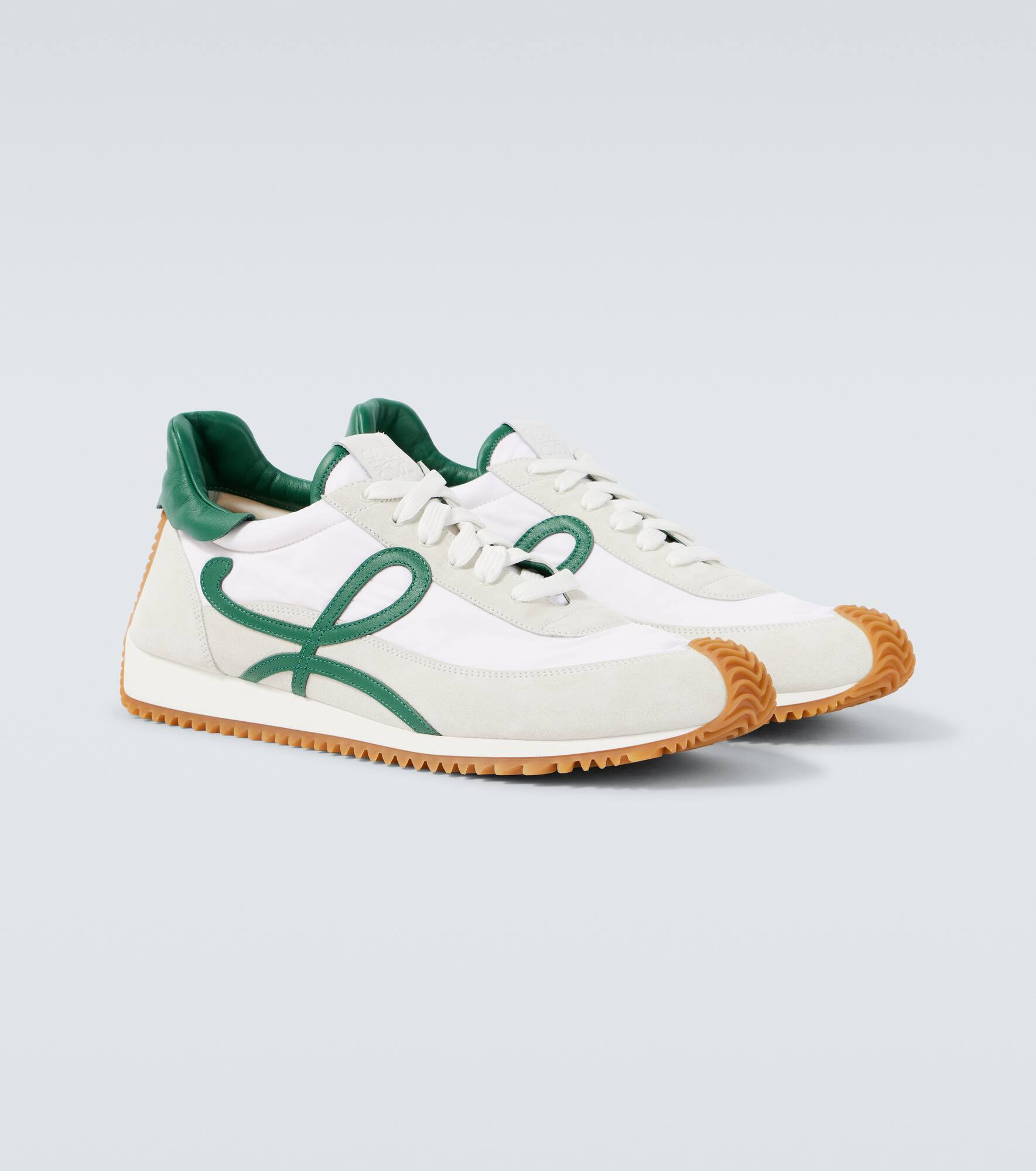 Flow Runner 2.0 suede-trimmed sneakers - 5