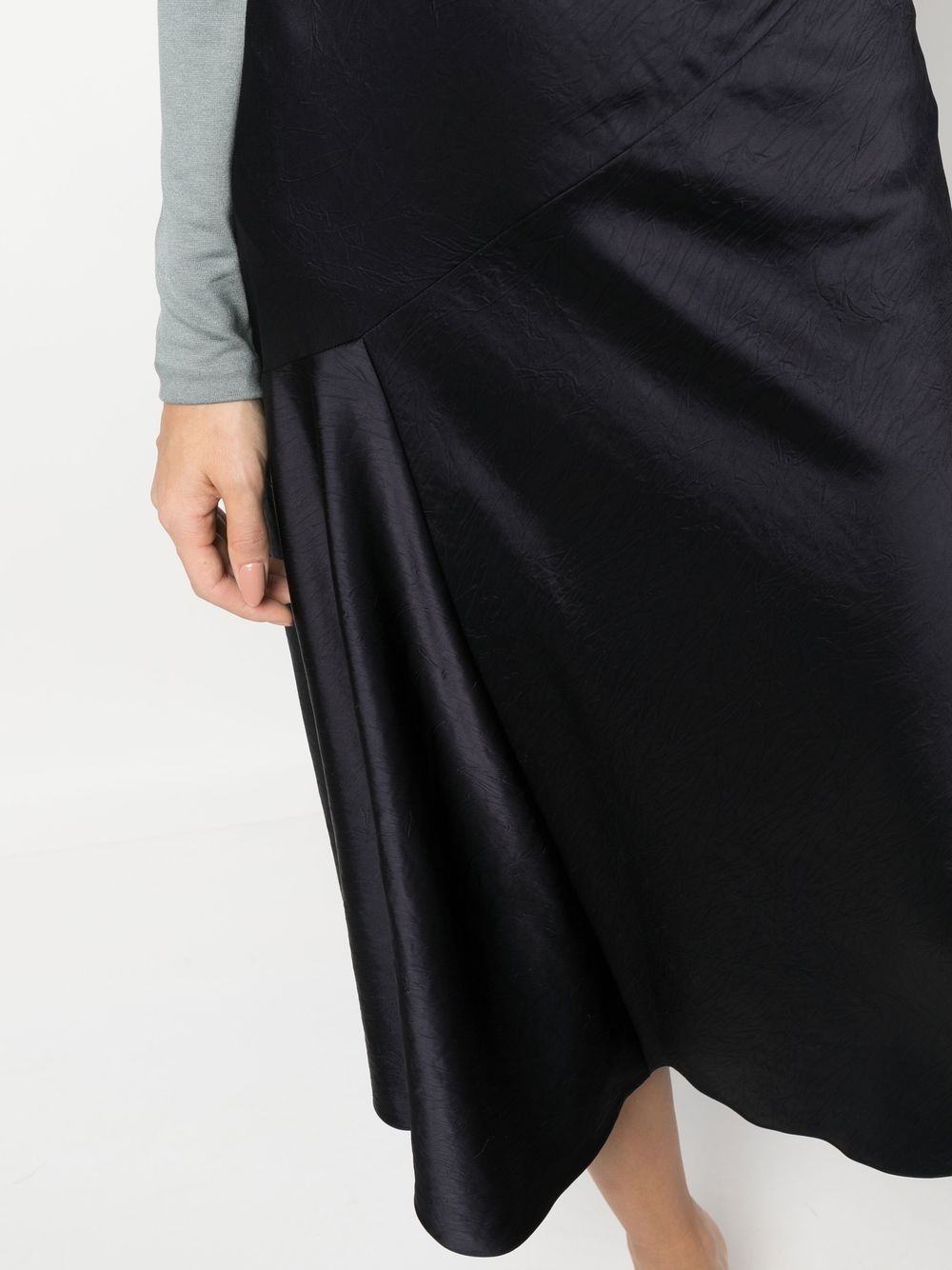 draped slip skirt - 5