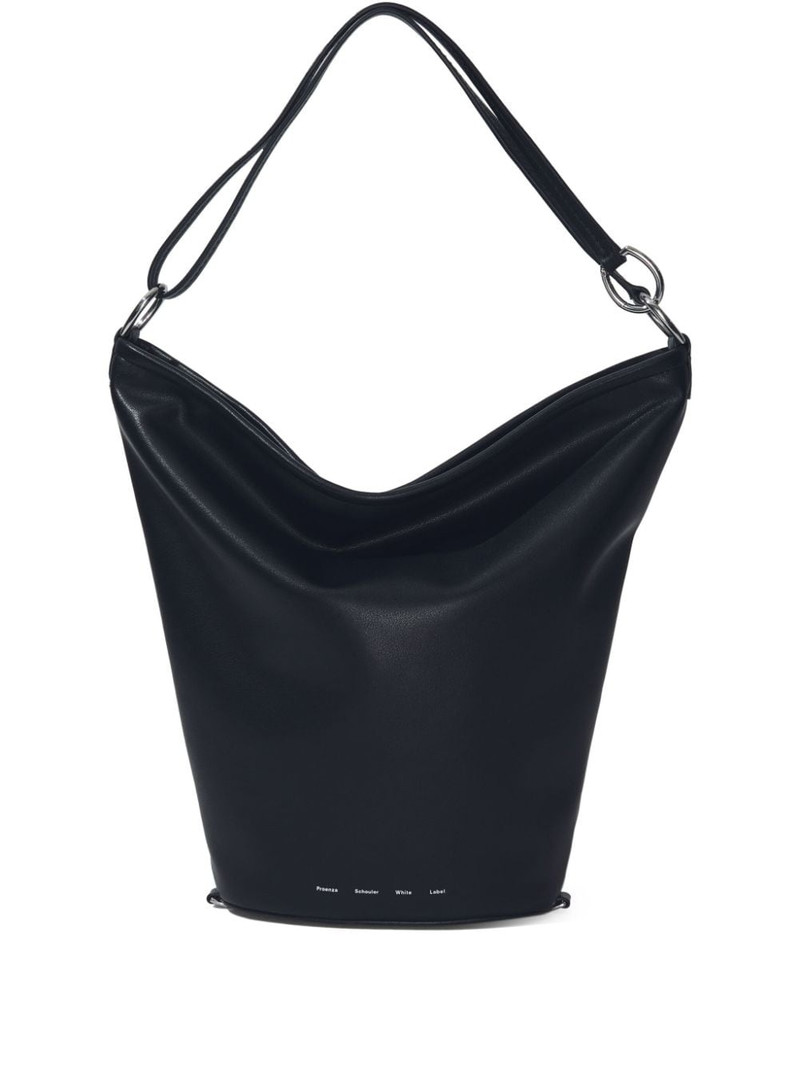 Sling leather bucket bag 1