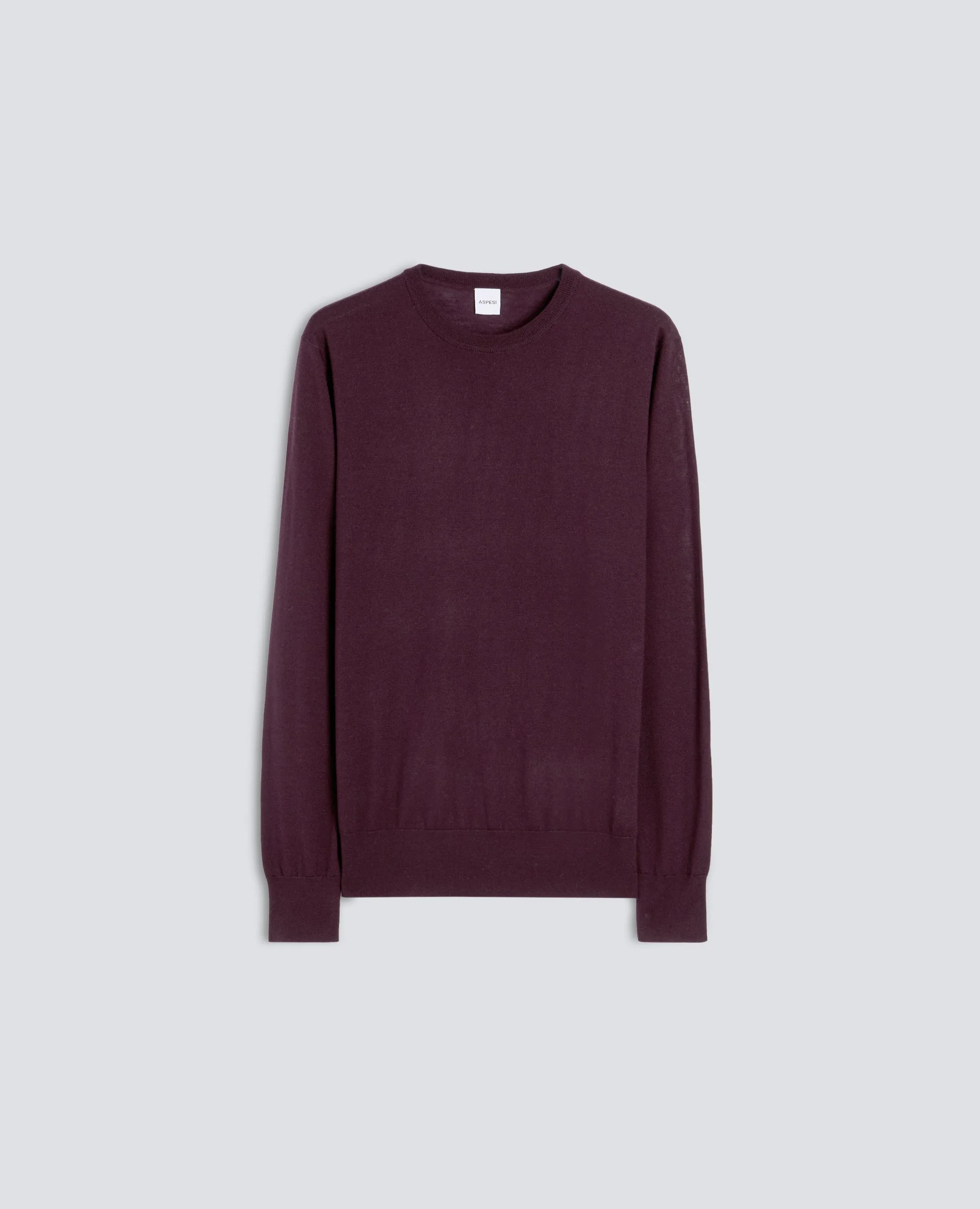 MERINO WOOL CREW-NECK JUMPER - 1