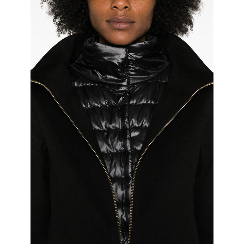 Herno Black Coats - Single Breasted Coats Women - 2