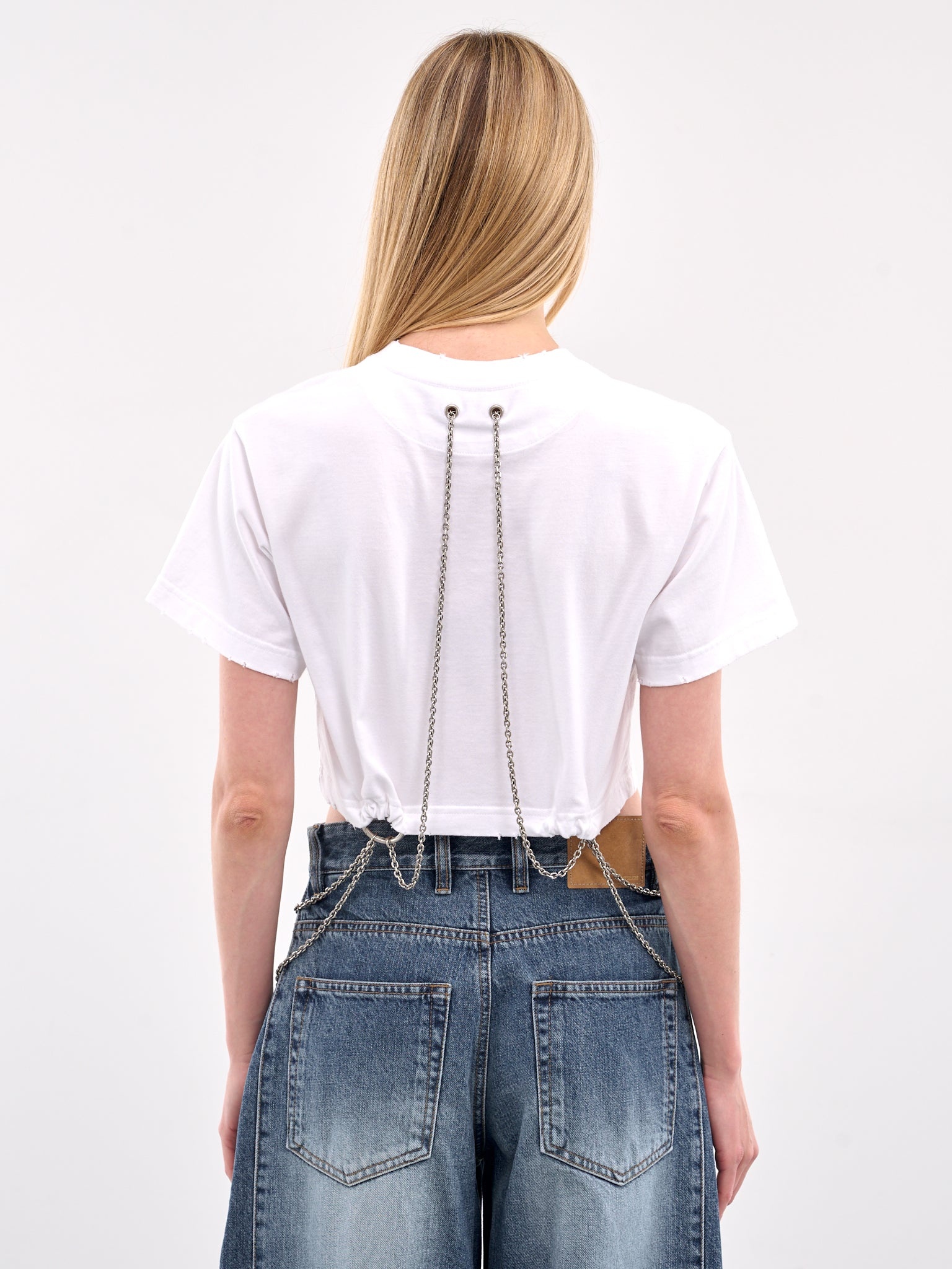 Ring & Chain Crop Tee - 3