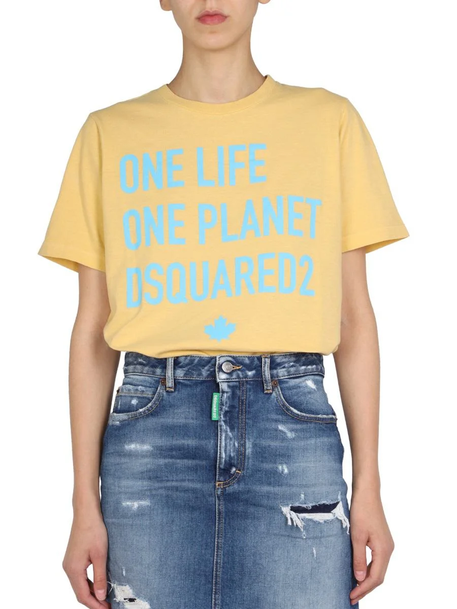 DSQUARED2 "ONE LIFE ONE PLANET" T-SHIRT - 1