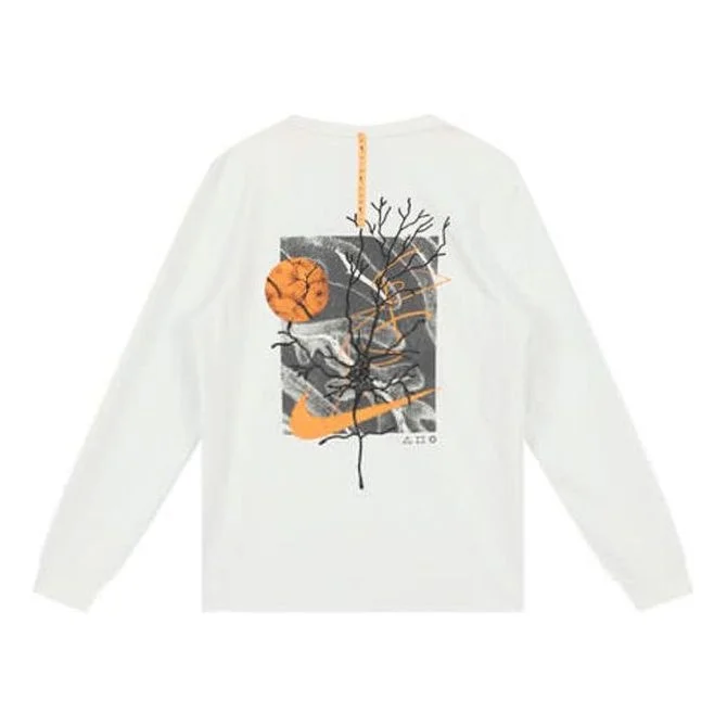 Nike Dry-Fit Dye Fleece Graphic Sweatshirt 'White' DQ4793-121 - 1
