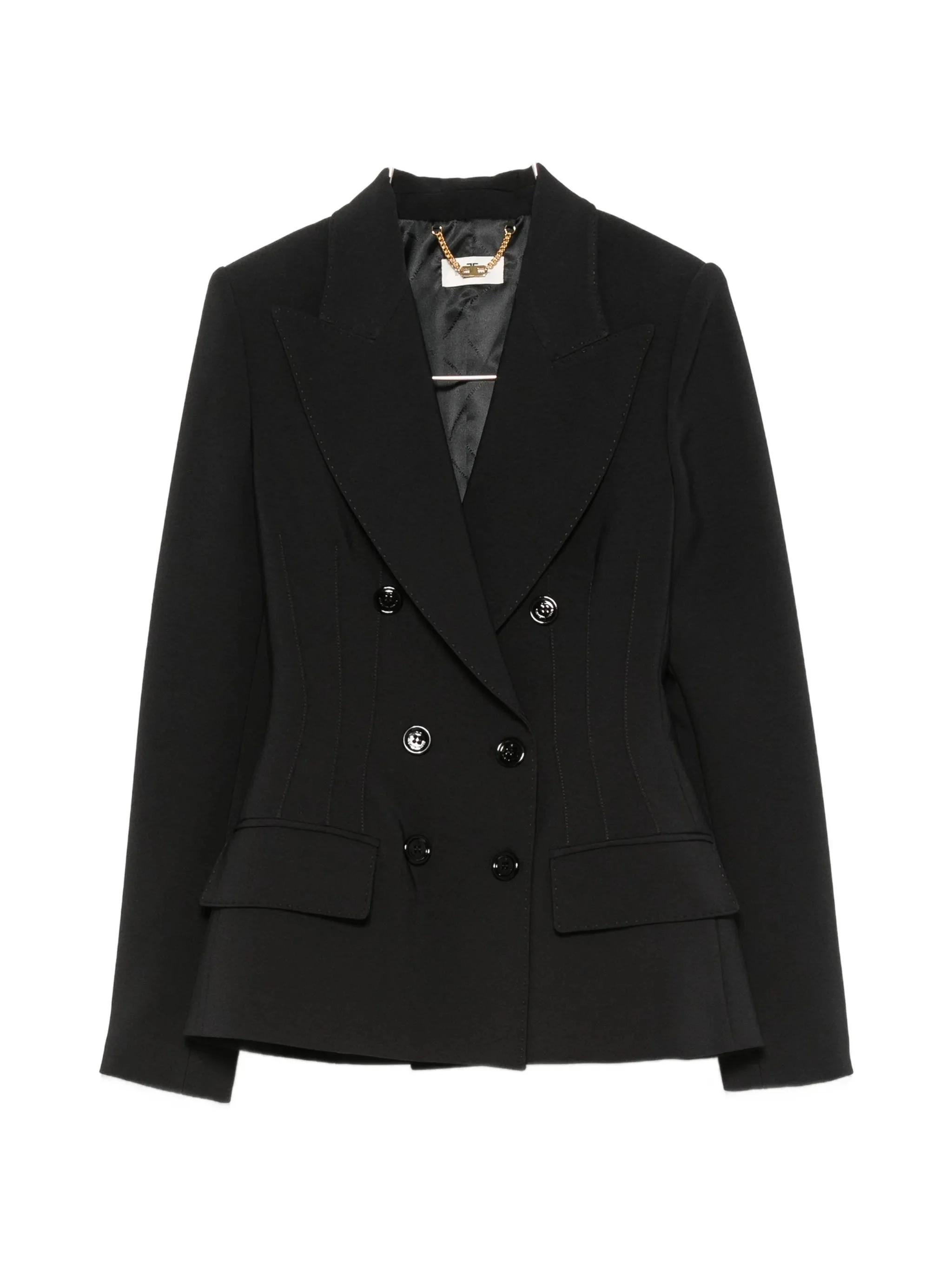 Elisabetta Franchi Double-breasted Peaked-lapel Blazer - 1