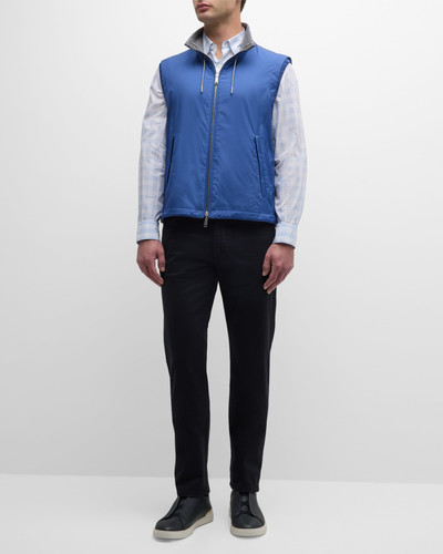 ZEGNA Men's Reversible Full-Zip Vest outlook